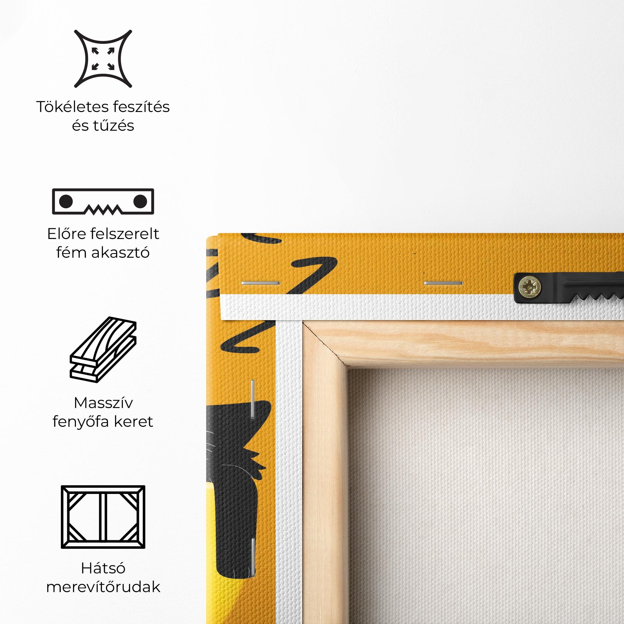 Vászonkép Cat In A Cup mockup 5