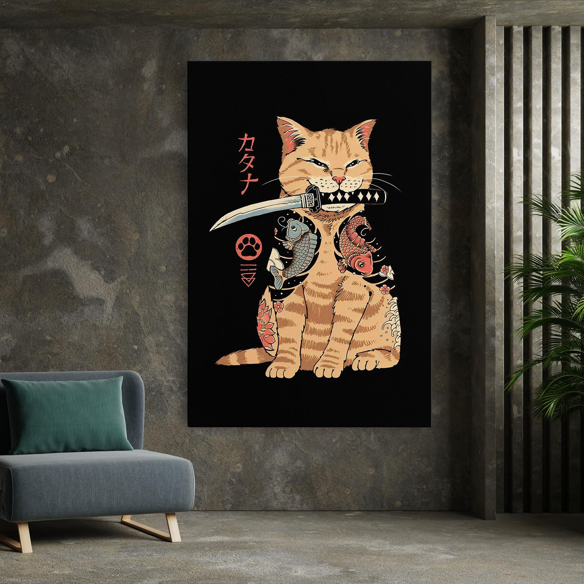 Vászonkép Catana mockup 7