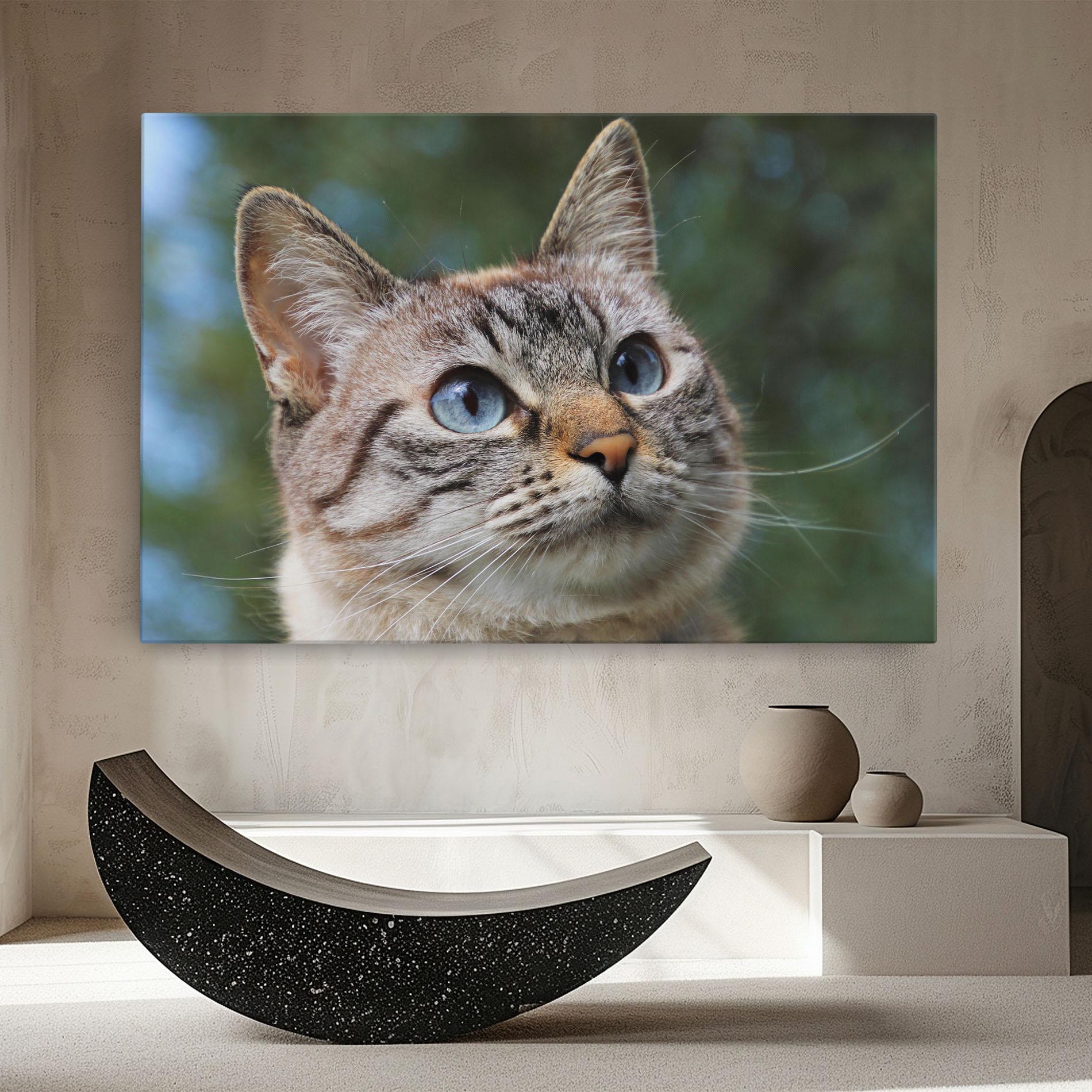 Vászonkép Blue Eyes Cutie mockup 8