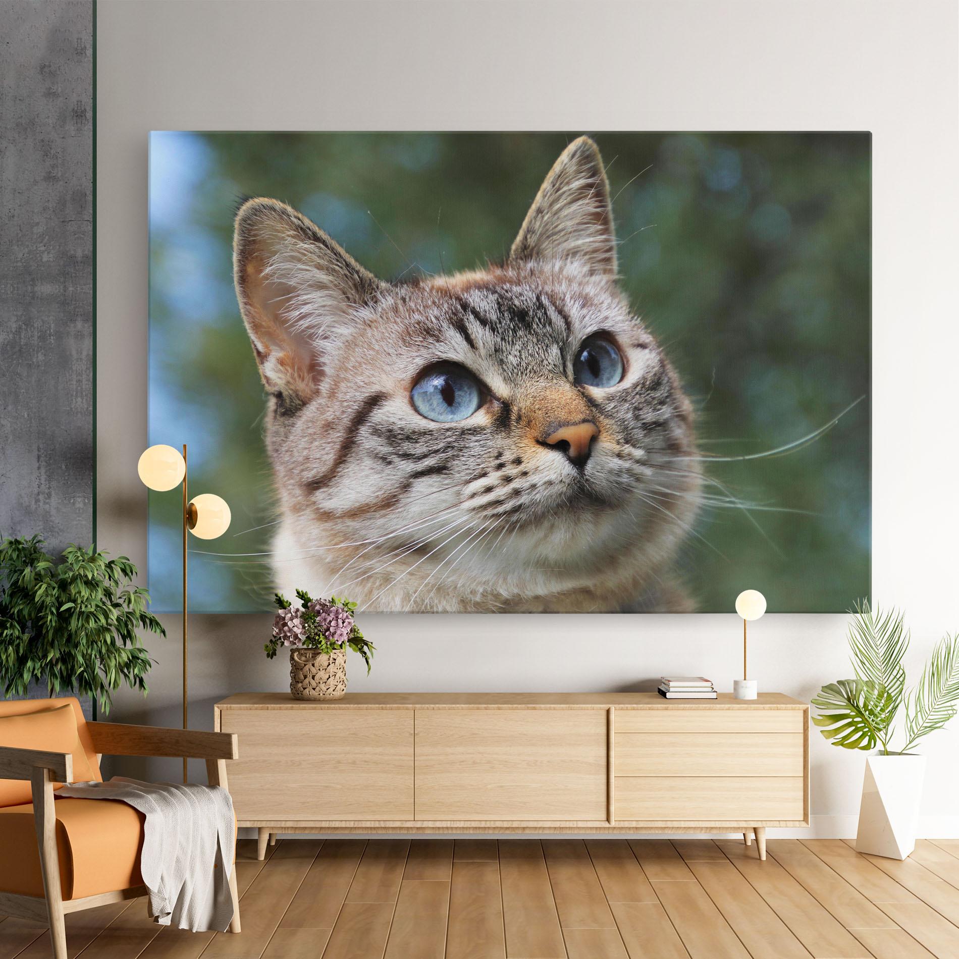 Vászonkép Blue Eyes Cutie mockup 9