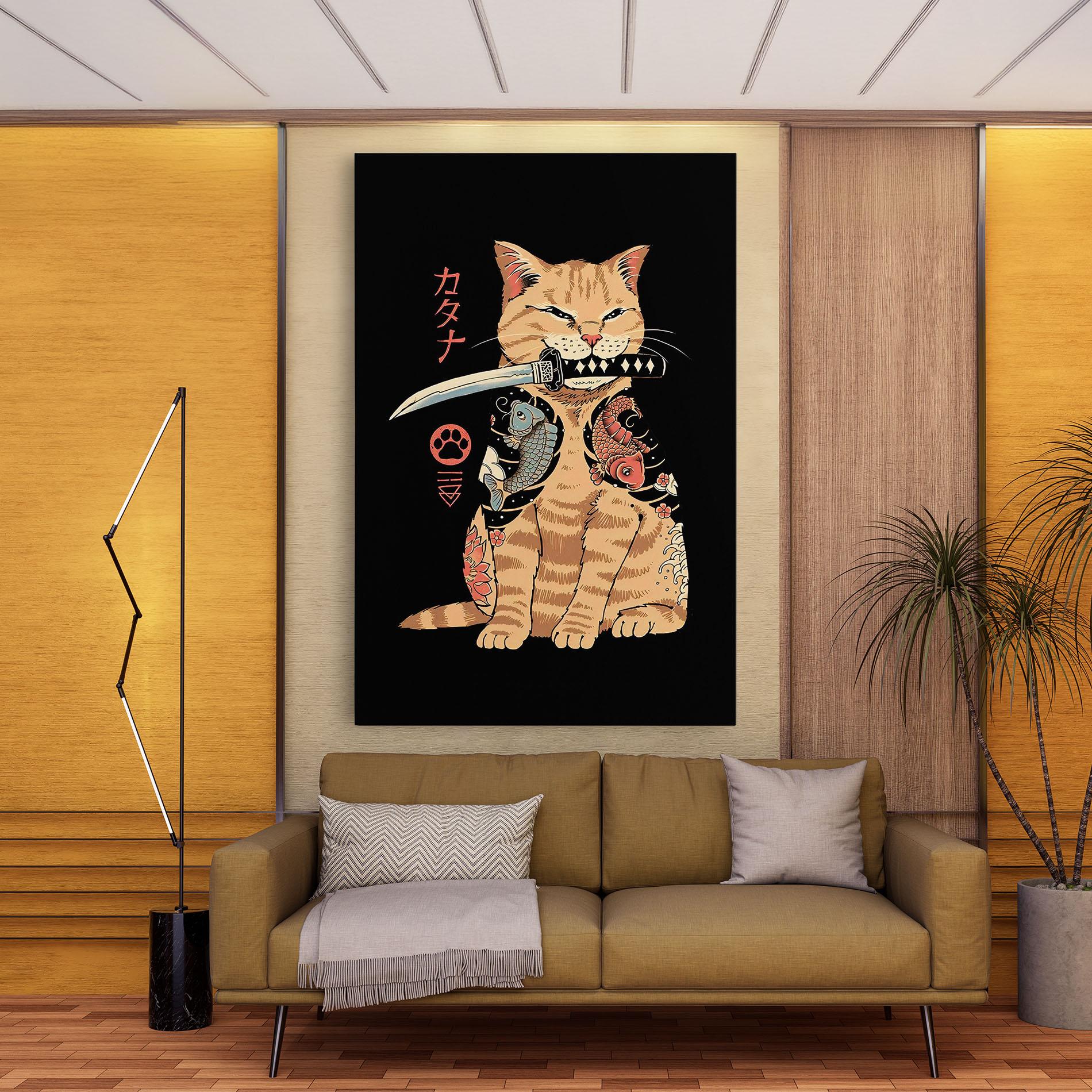 Vászonkép Catana mockup 9