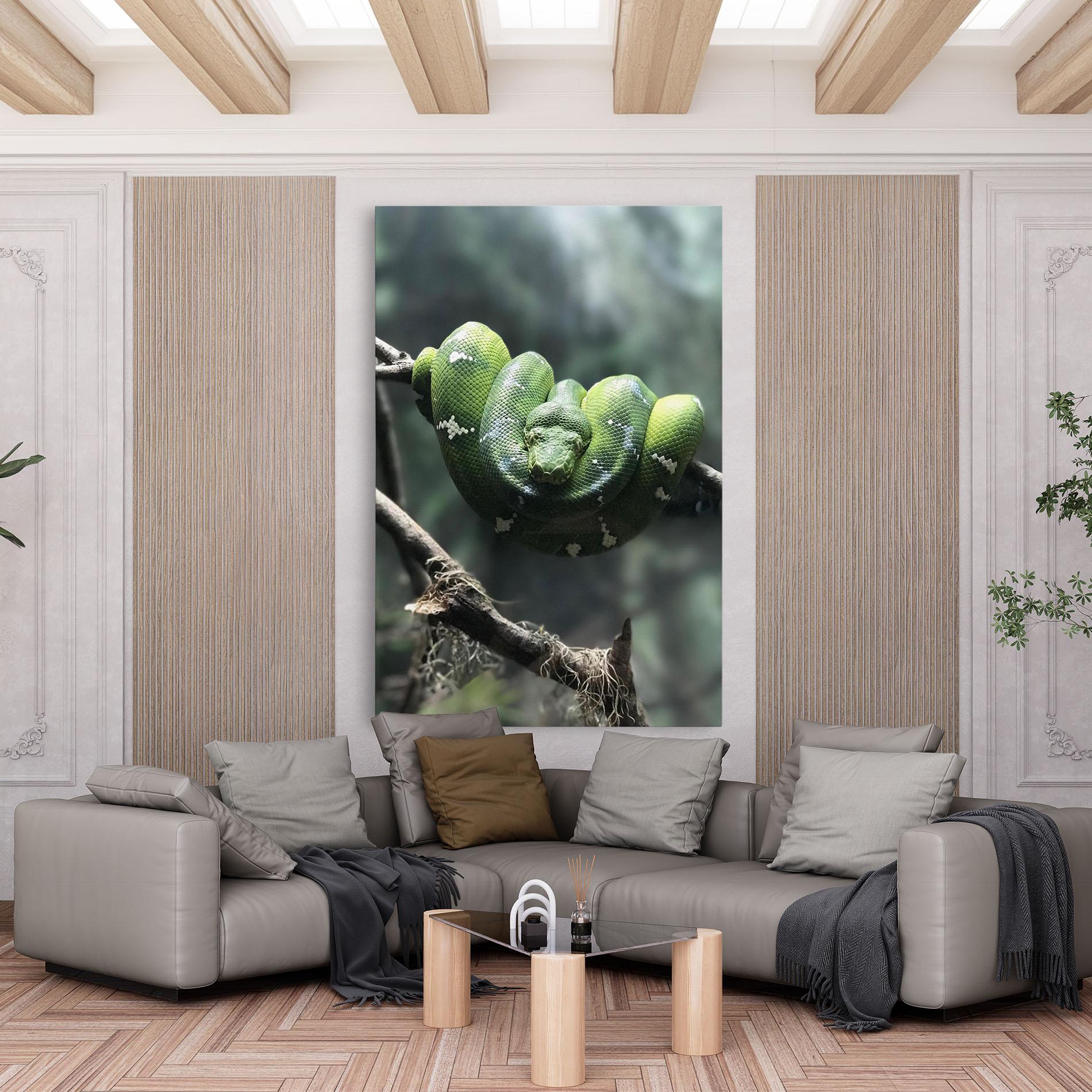 Vászonkép Sleepy Snake mockup 6