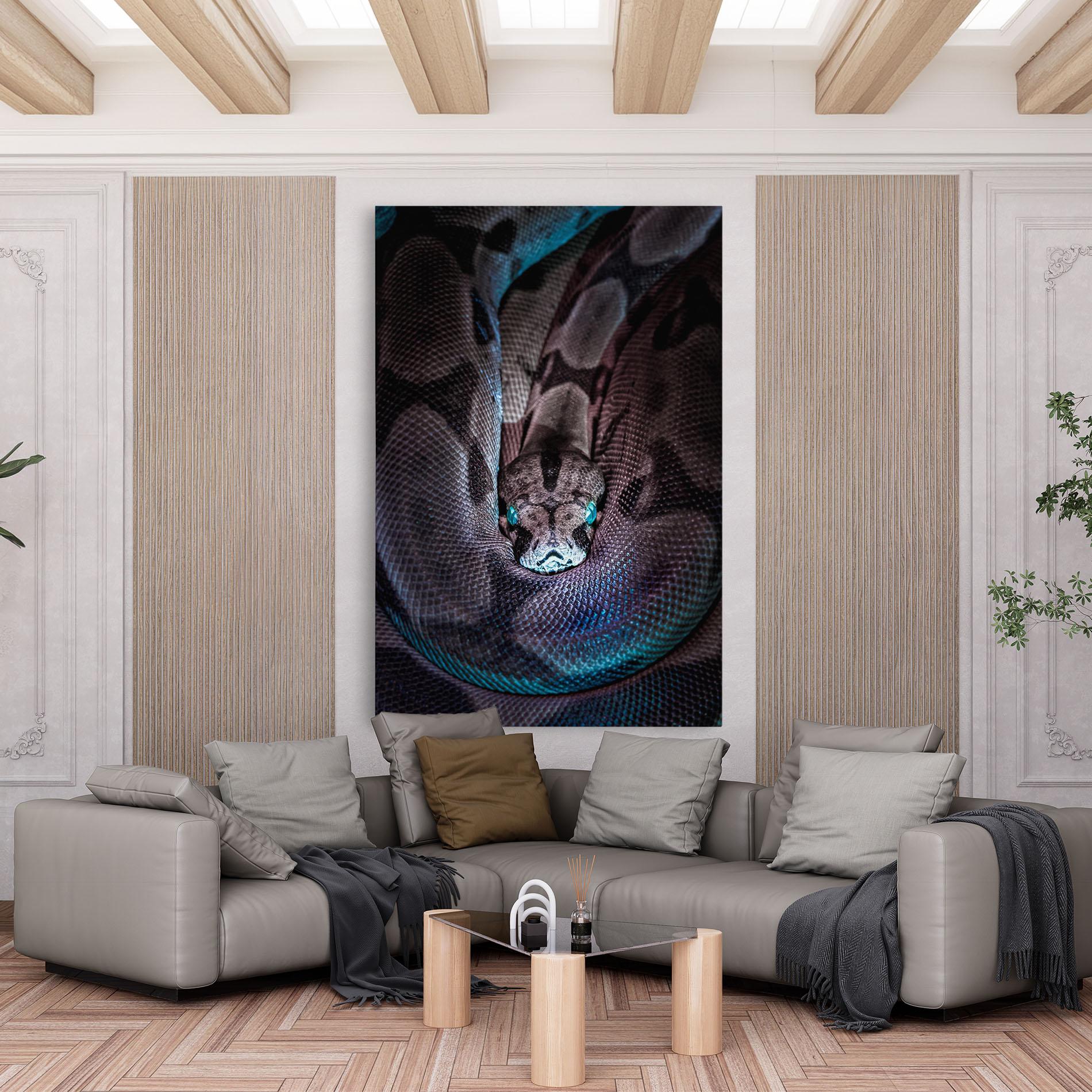 Vászonkép Vibrant Snake mockup 6