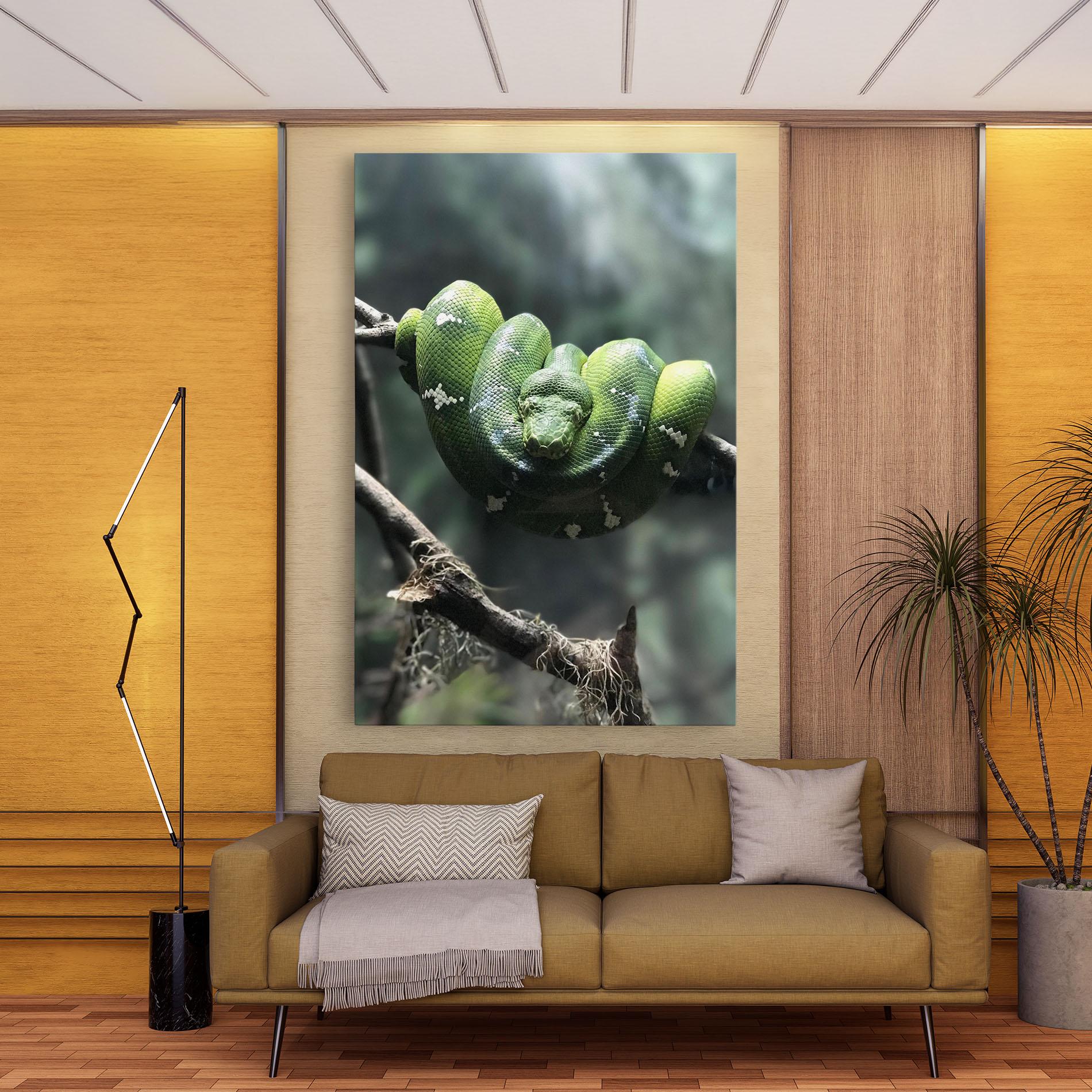 Vászonkép Sleepy Snake mockup 9