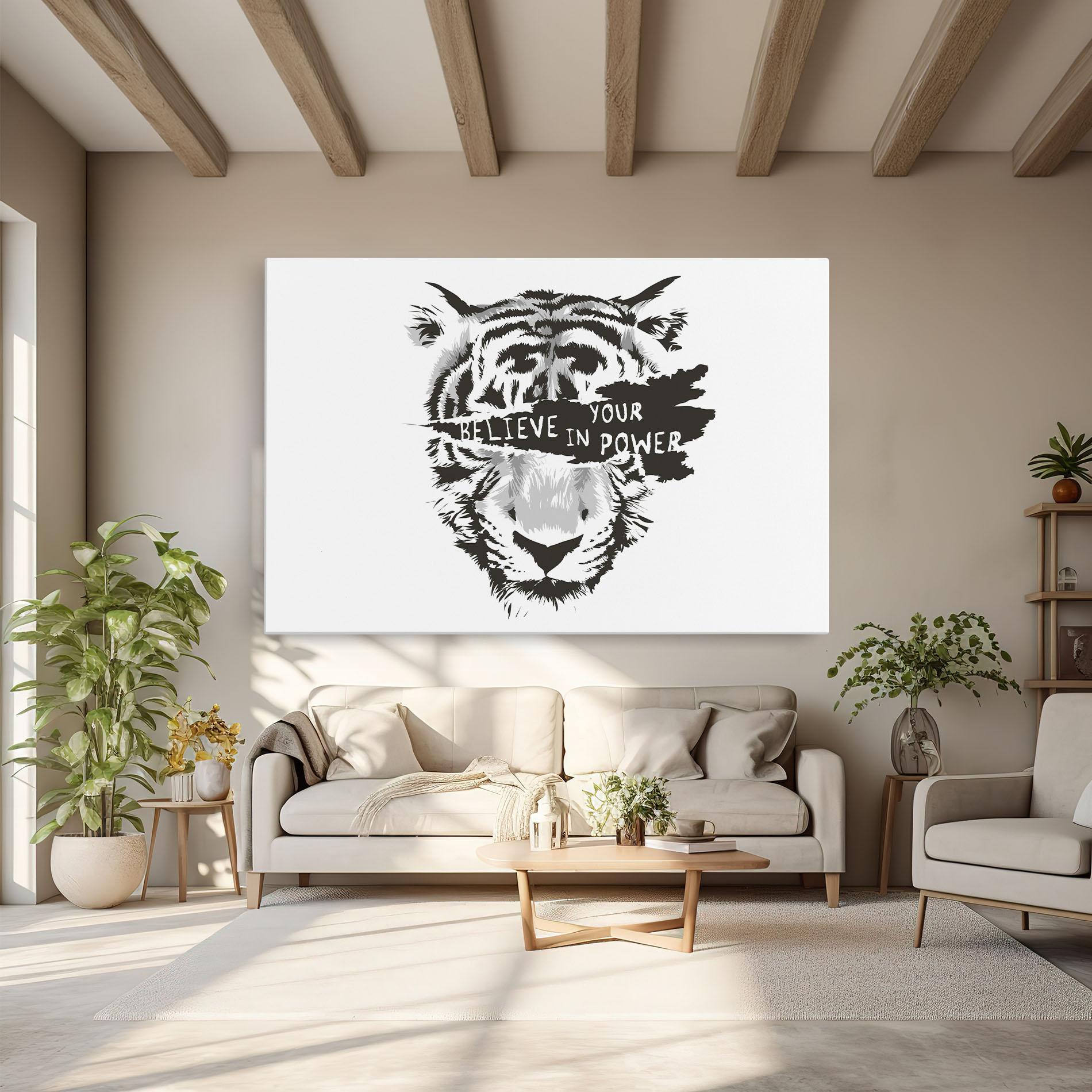 Vászonkép Belive In Your Power mockup 6