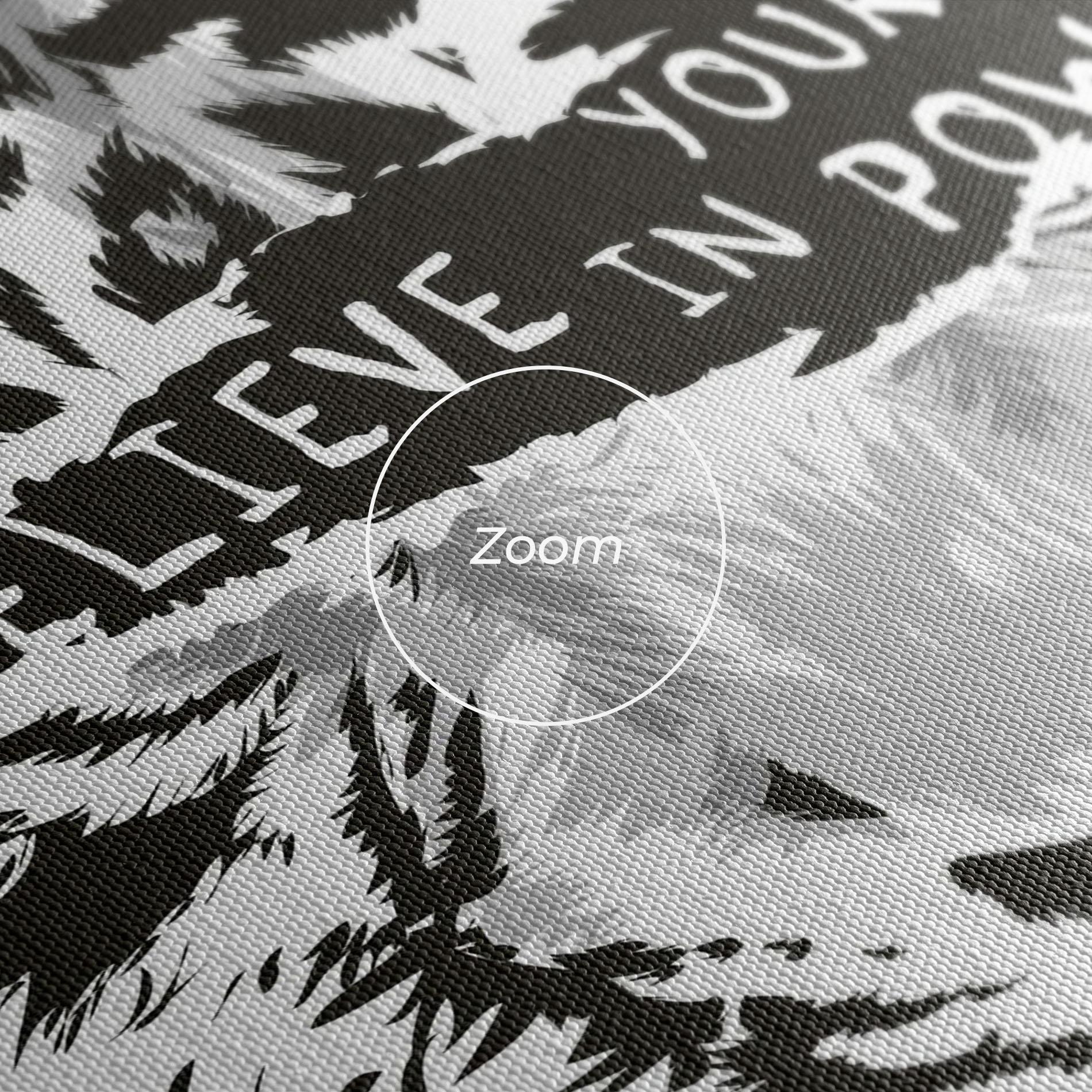 Vászonkép Belive In Your Power mockup 3