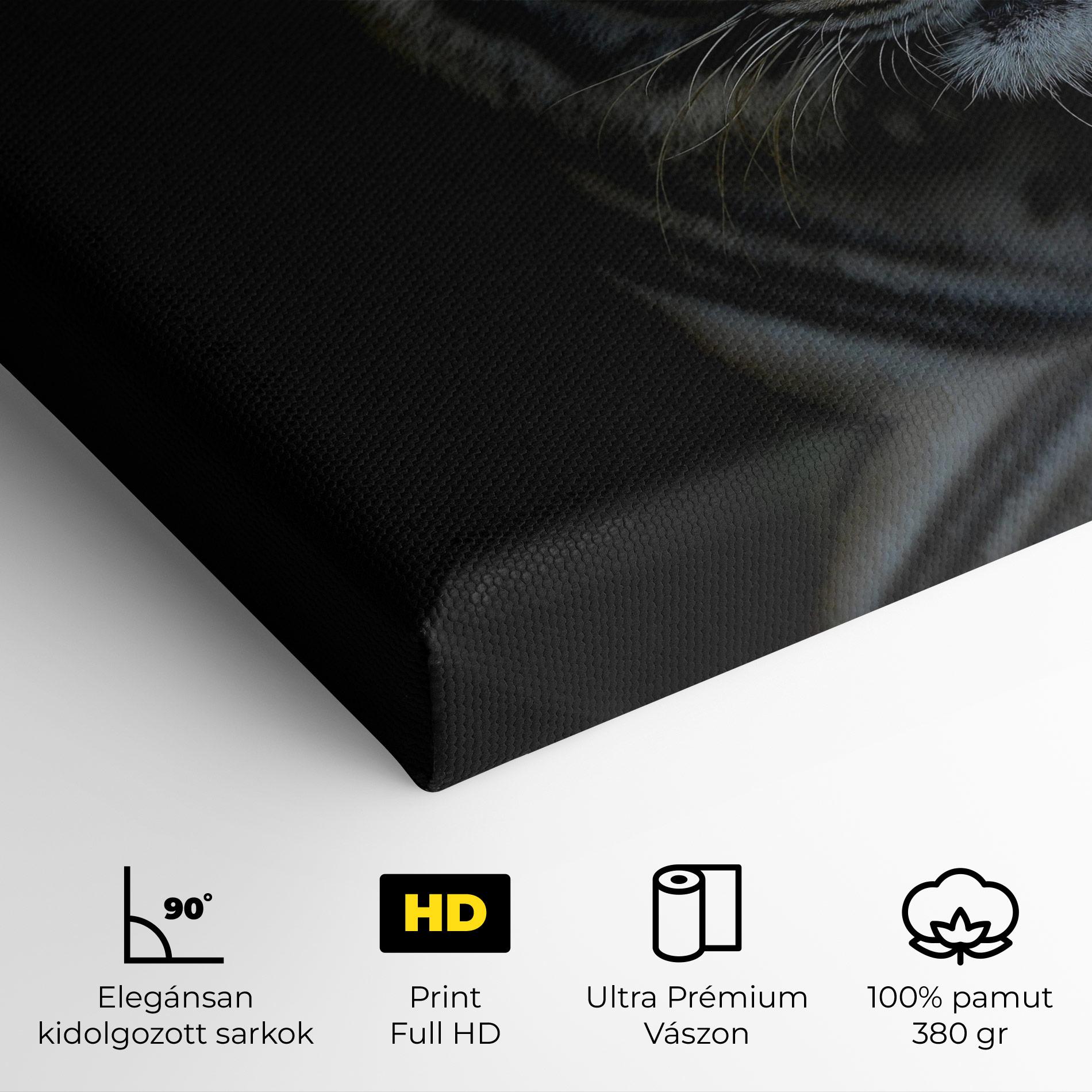 Vászonkép Close Up Tiger mockup 4