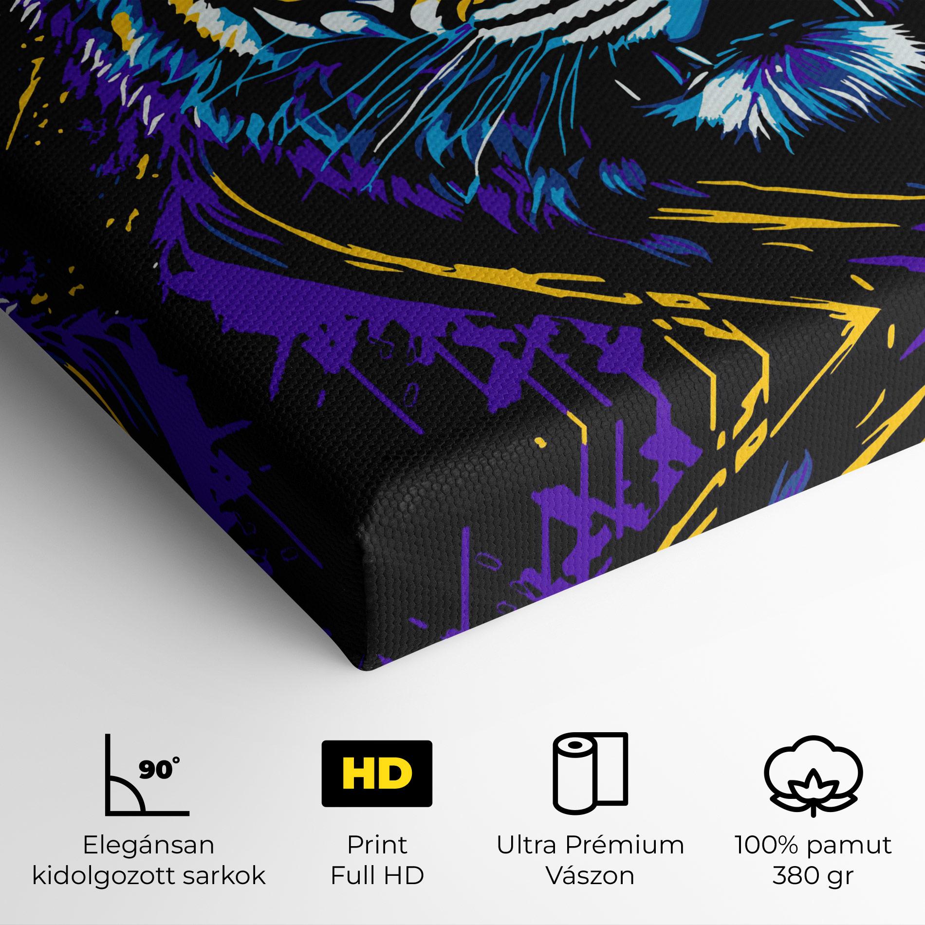 Vászonkép Glasses Tiger mockup 4