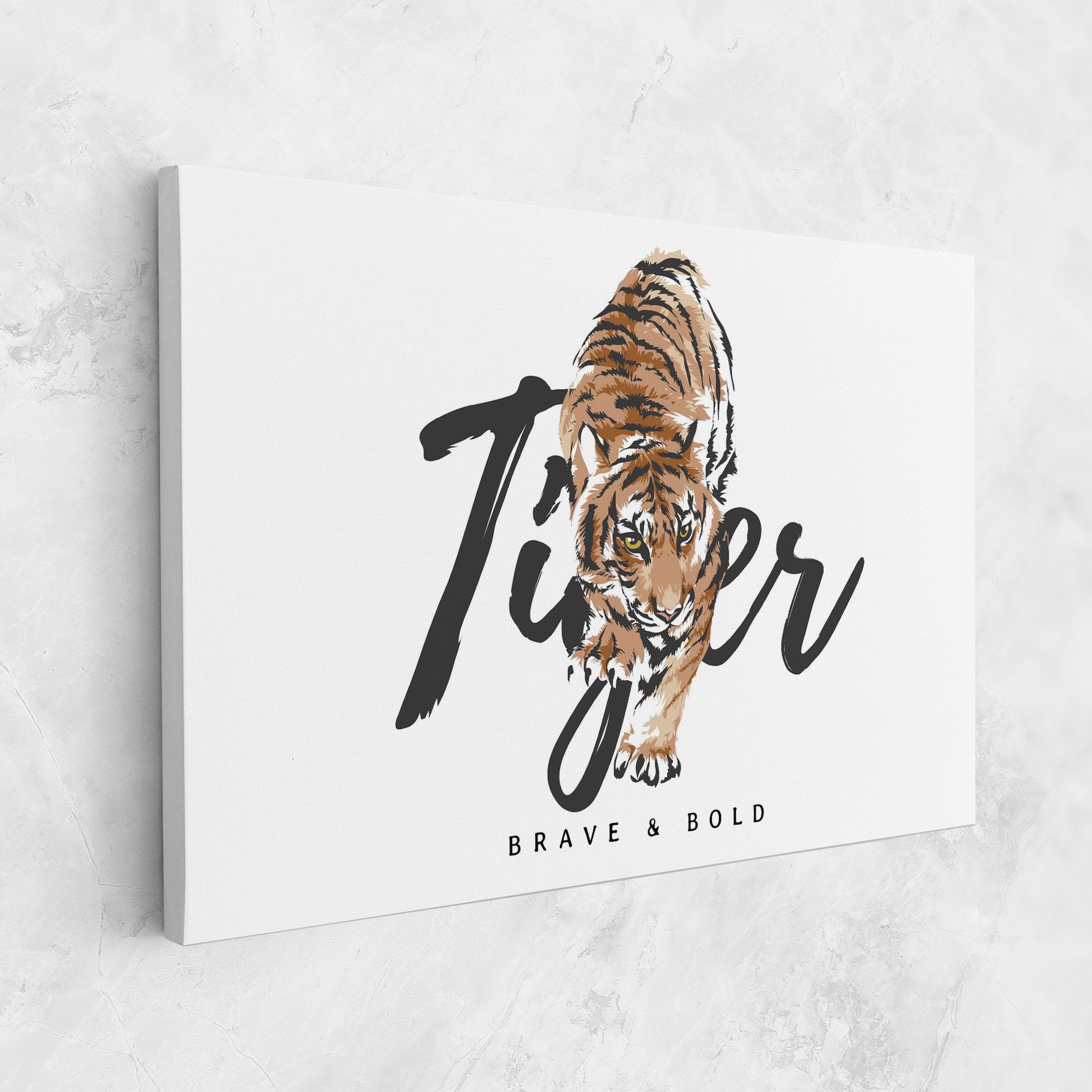 Vászonkép Brave And Bold mockup 1