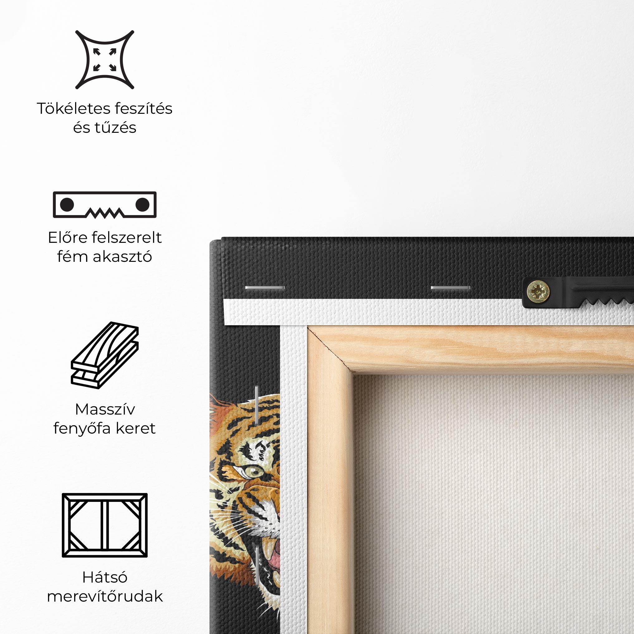 Vászonkép 3 Tigers mockup 5