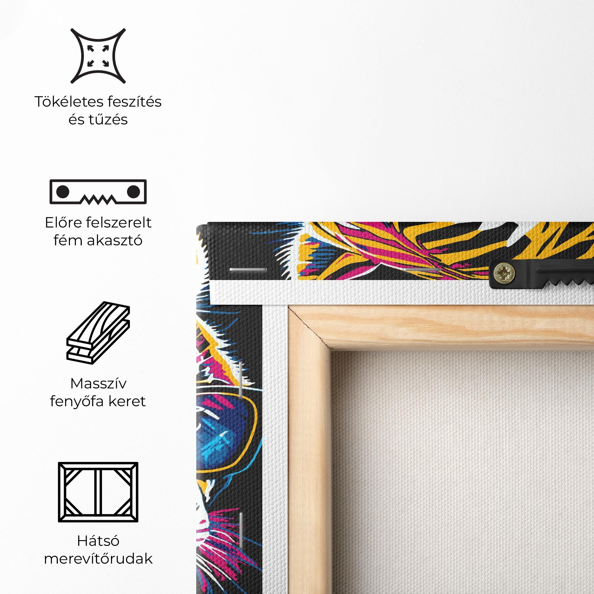 Vászonkép Cool Tiger mockup 5