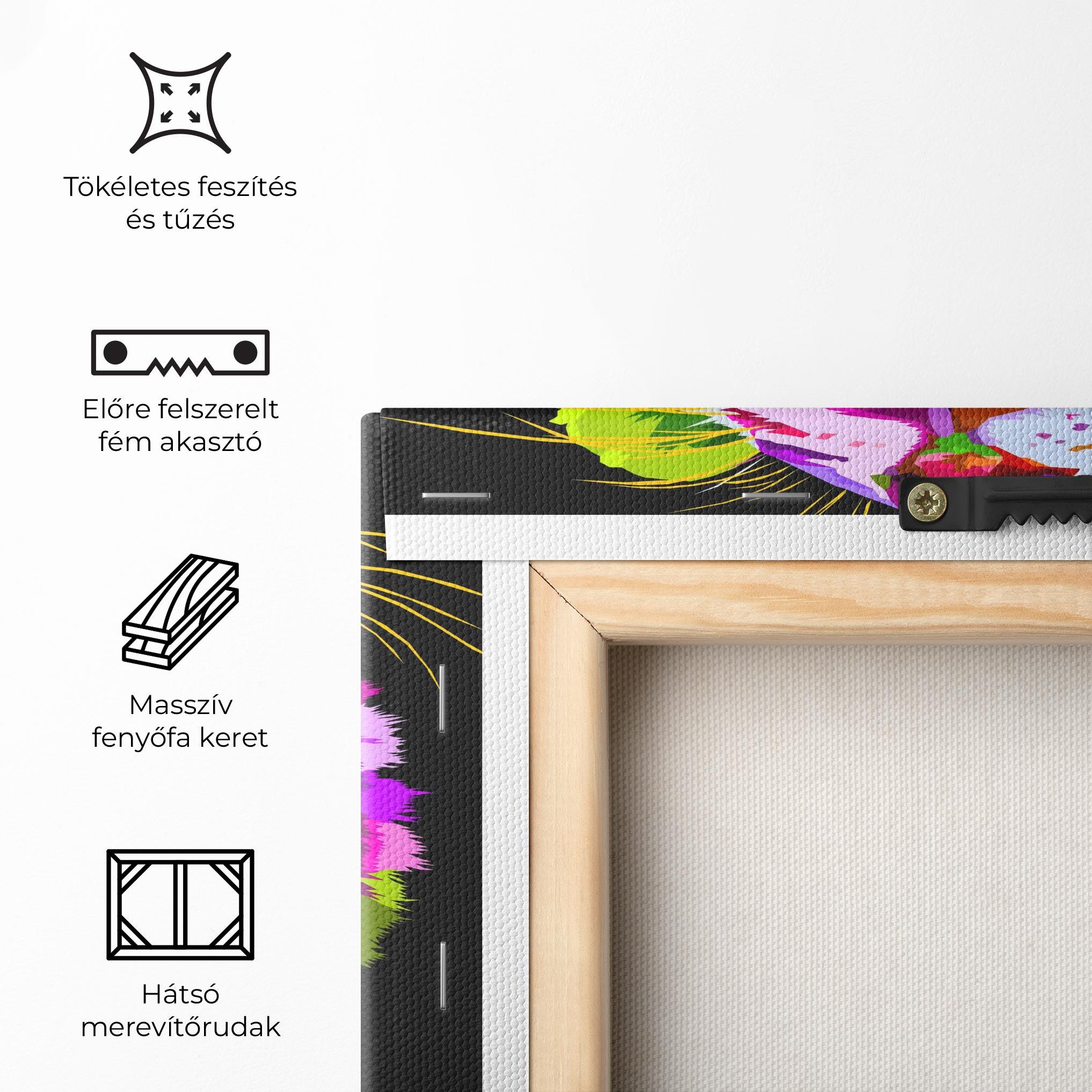 Vászonkép Tiger Mix Color mockup 5