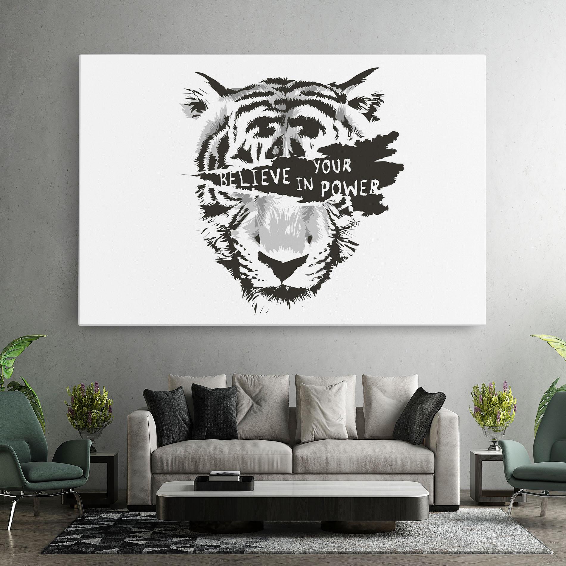 Vászonkép Belive In Your Power mockup 7