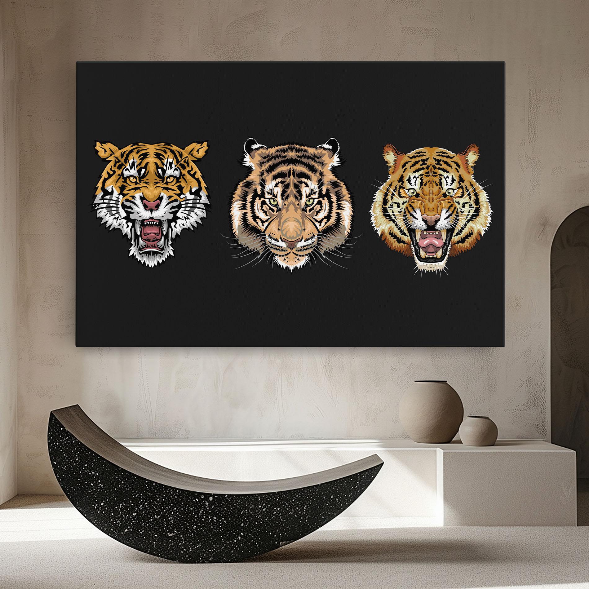 Vászonkép 3 Tigers mockup 8
