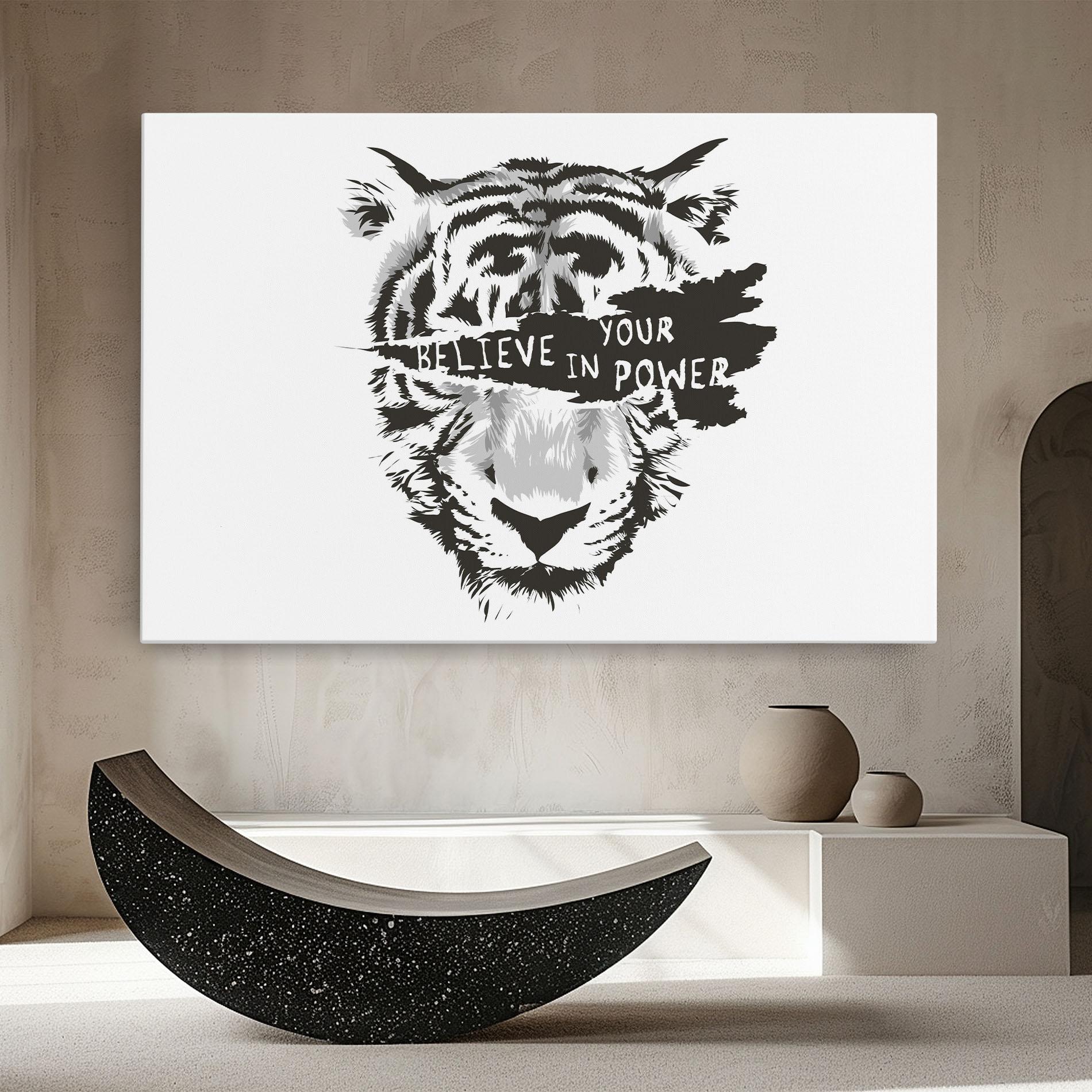 Vászonkép Belive In Your Power mockup 8