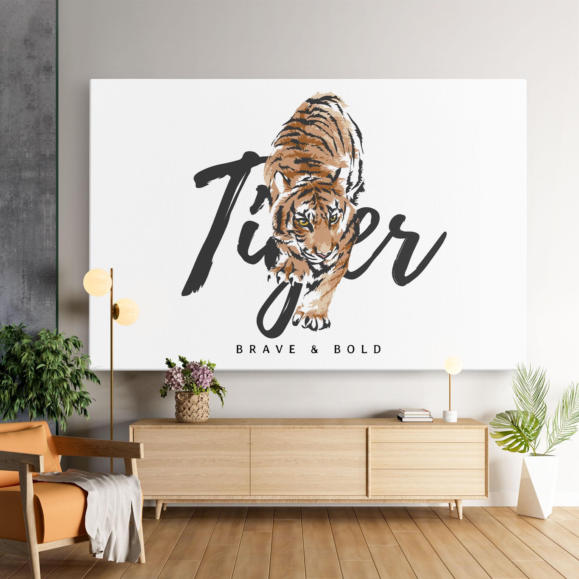 Vászonkép Brave And Bold mockup 9