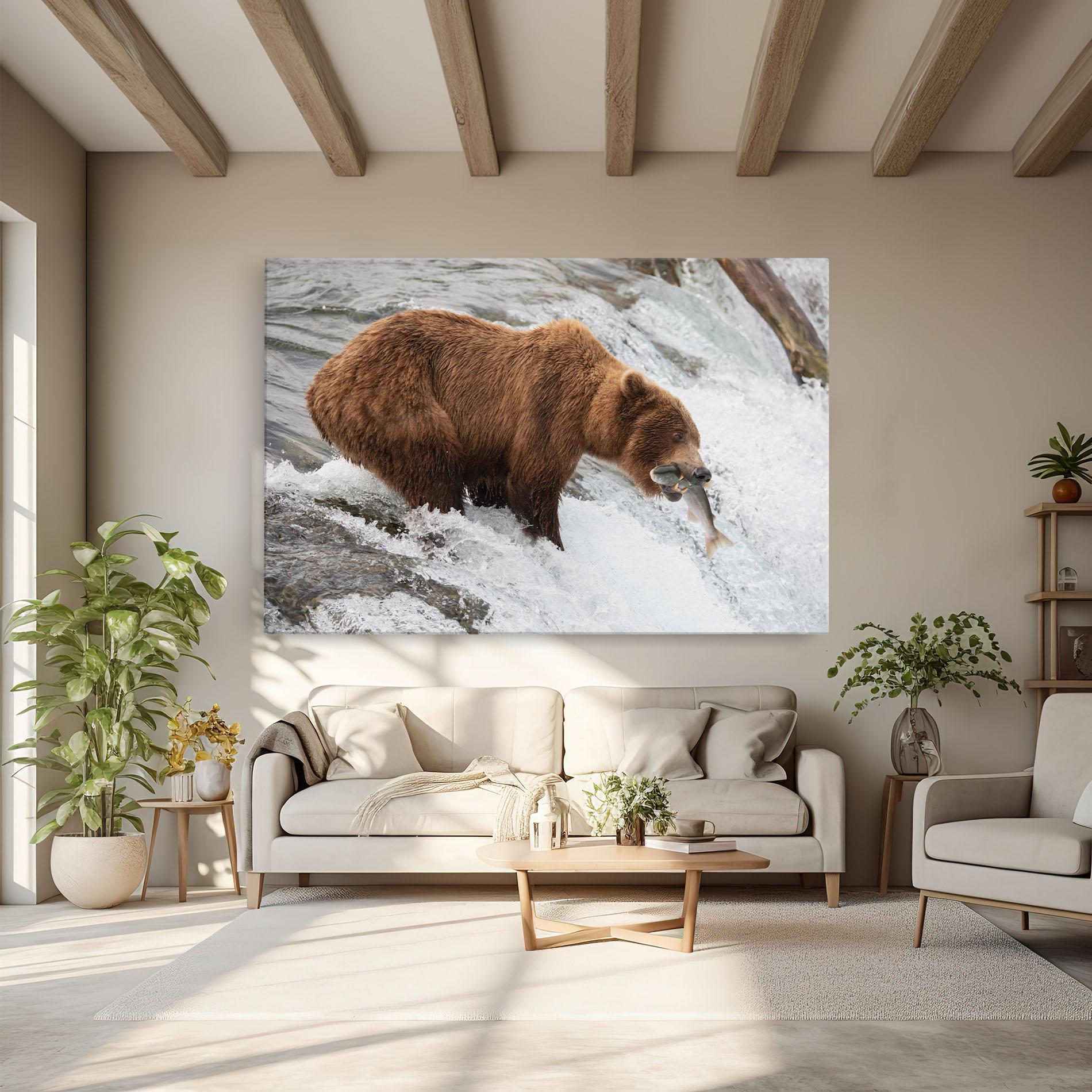 Vászonkép Bear Hunting mockup 6