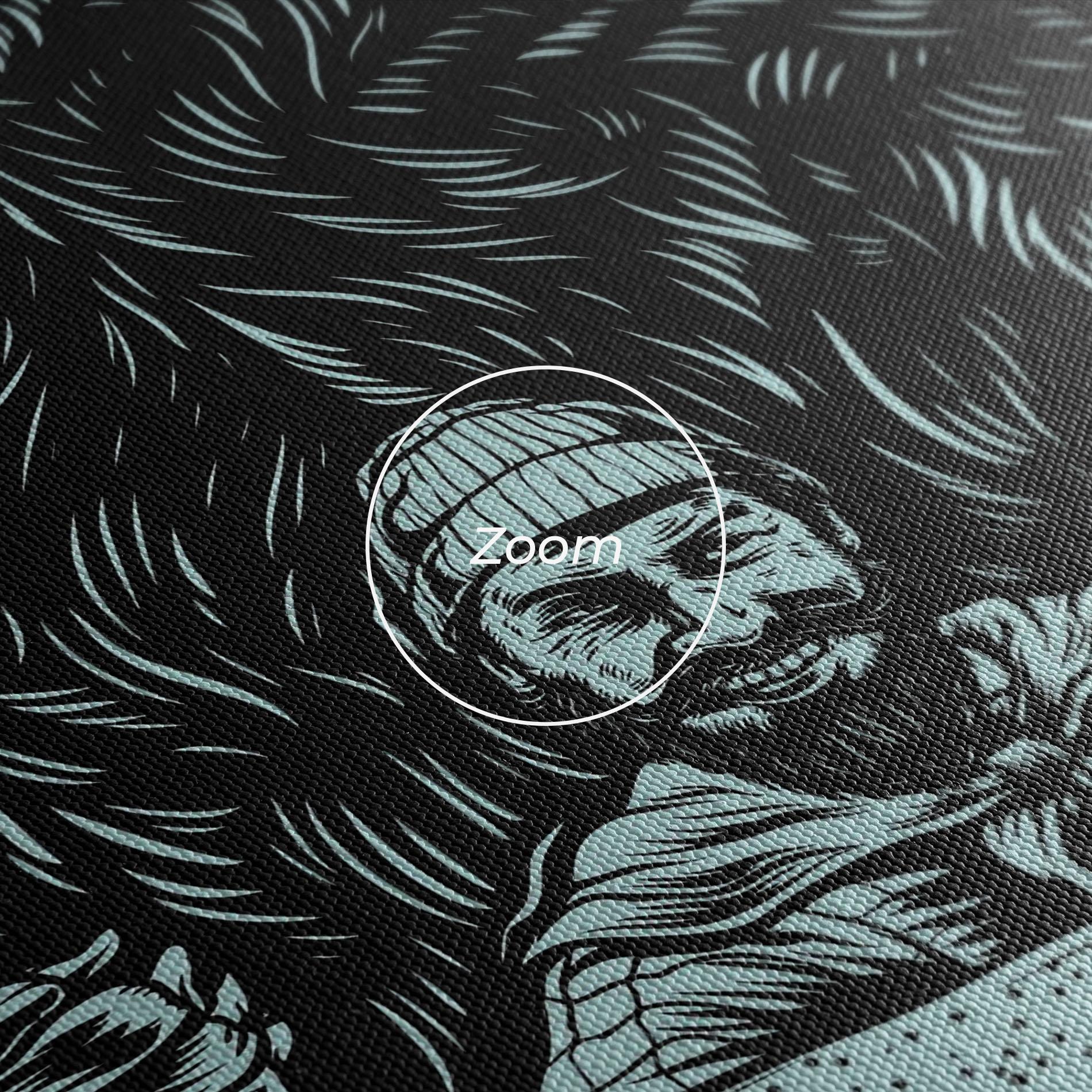 Vászonkép Fishing Bear mockup 3