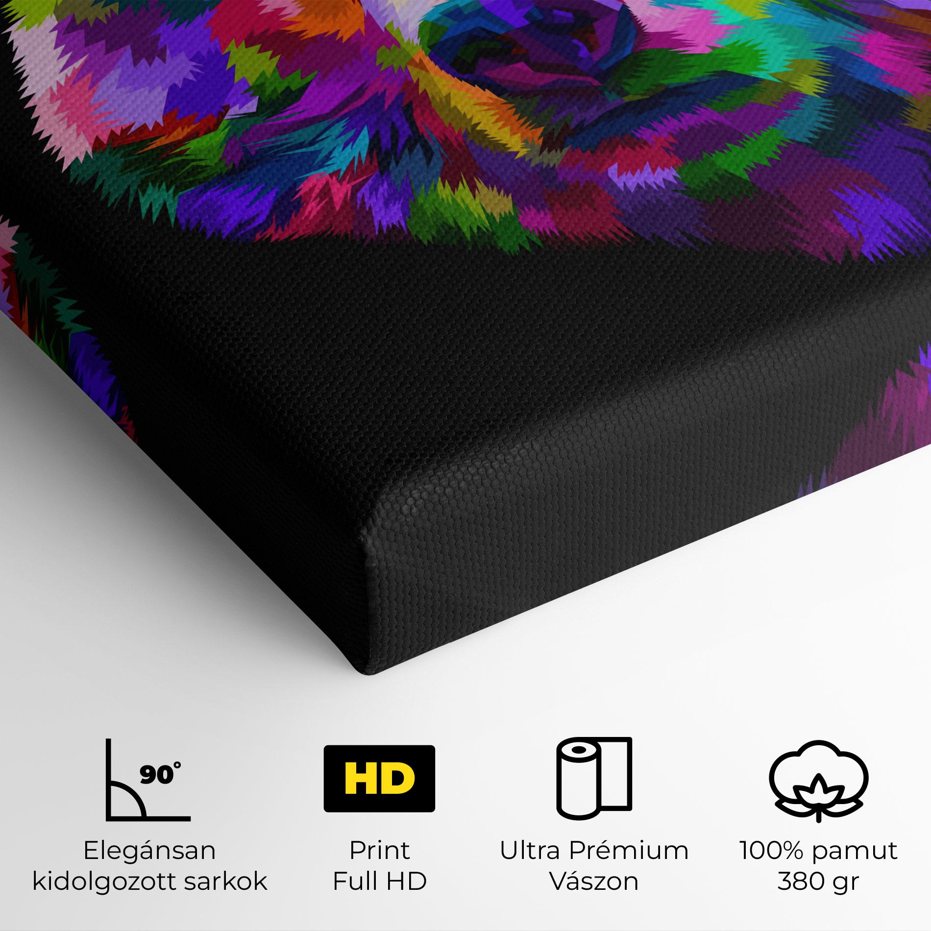 Vászonkép Bear Head Art mockup 4