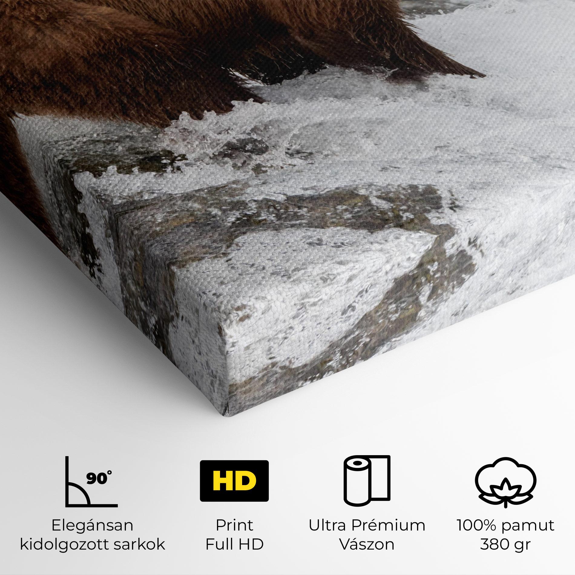 Vászonkép Bear Hunting mockup 4