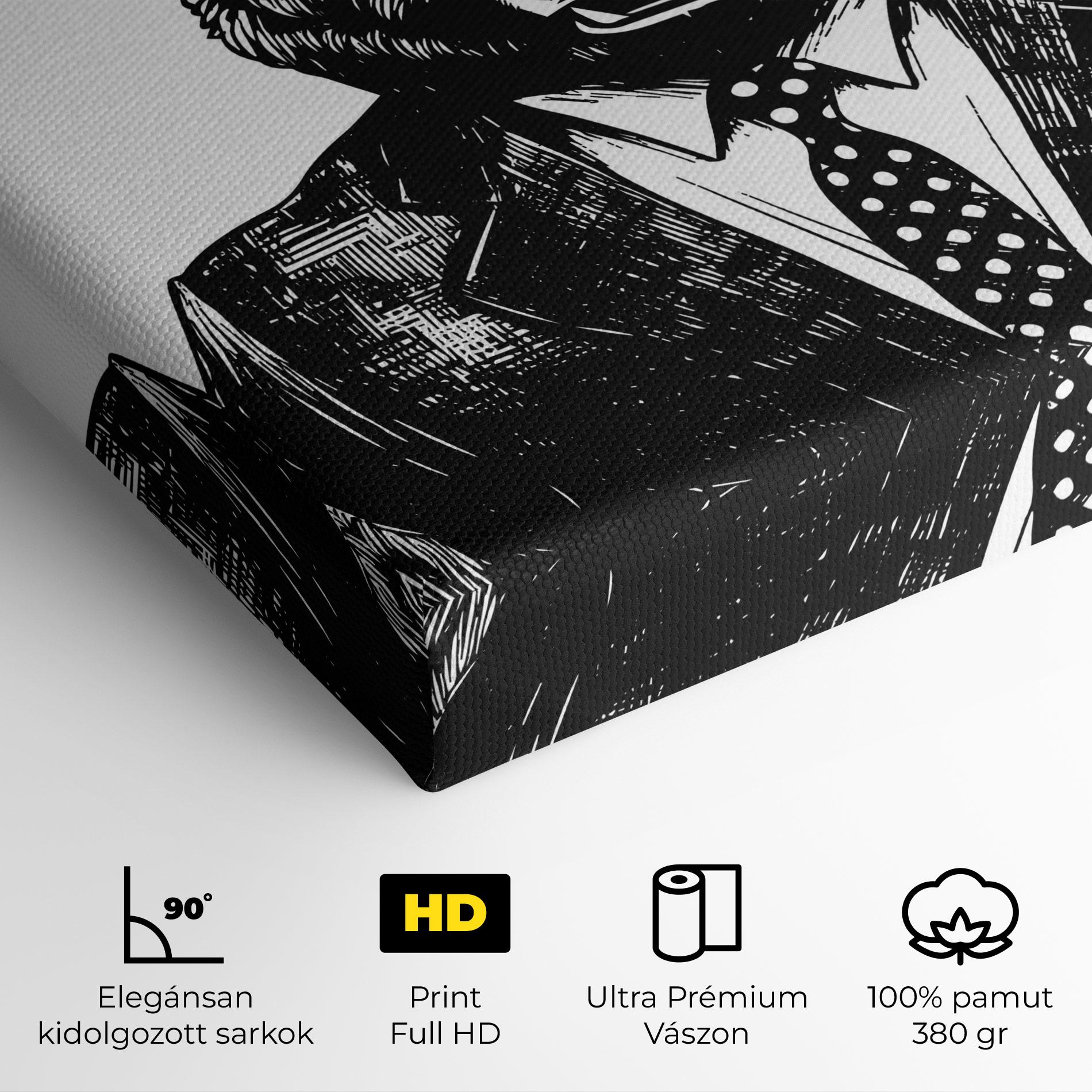 Vászonkép Bear In Suit mockup 4