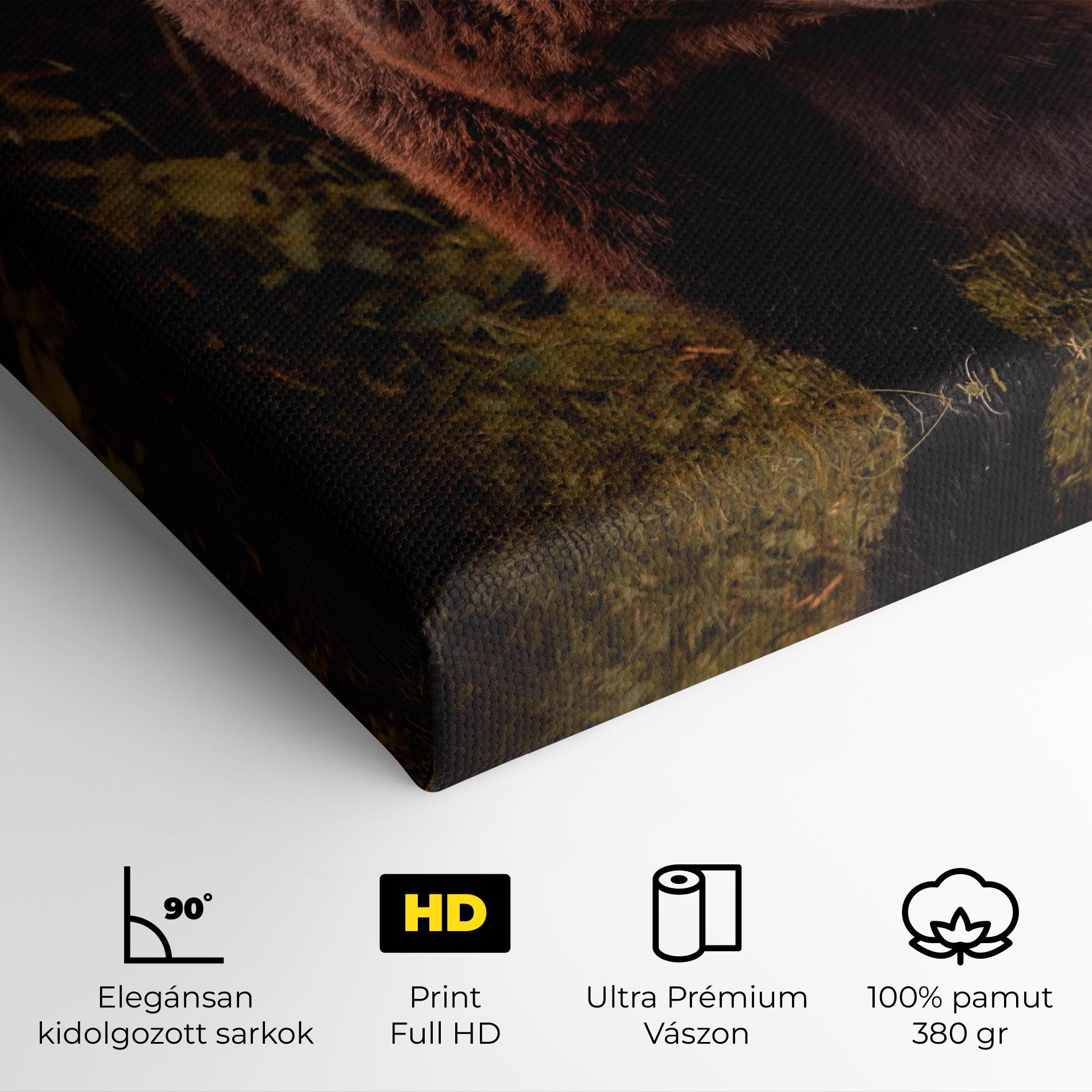 Vászonkép Brown Bear mockup 4