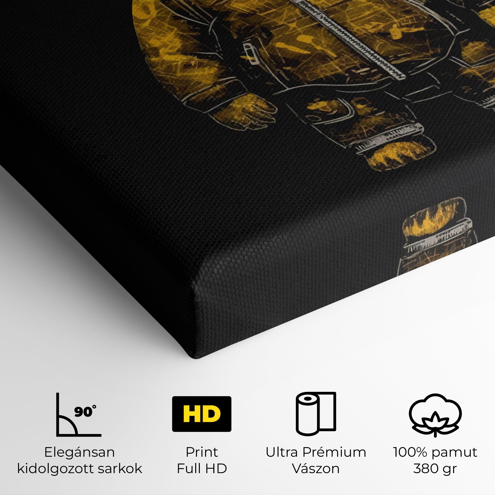 Vászonkép Yellow Bear mockup 4