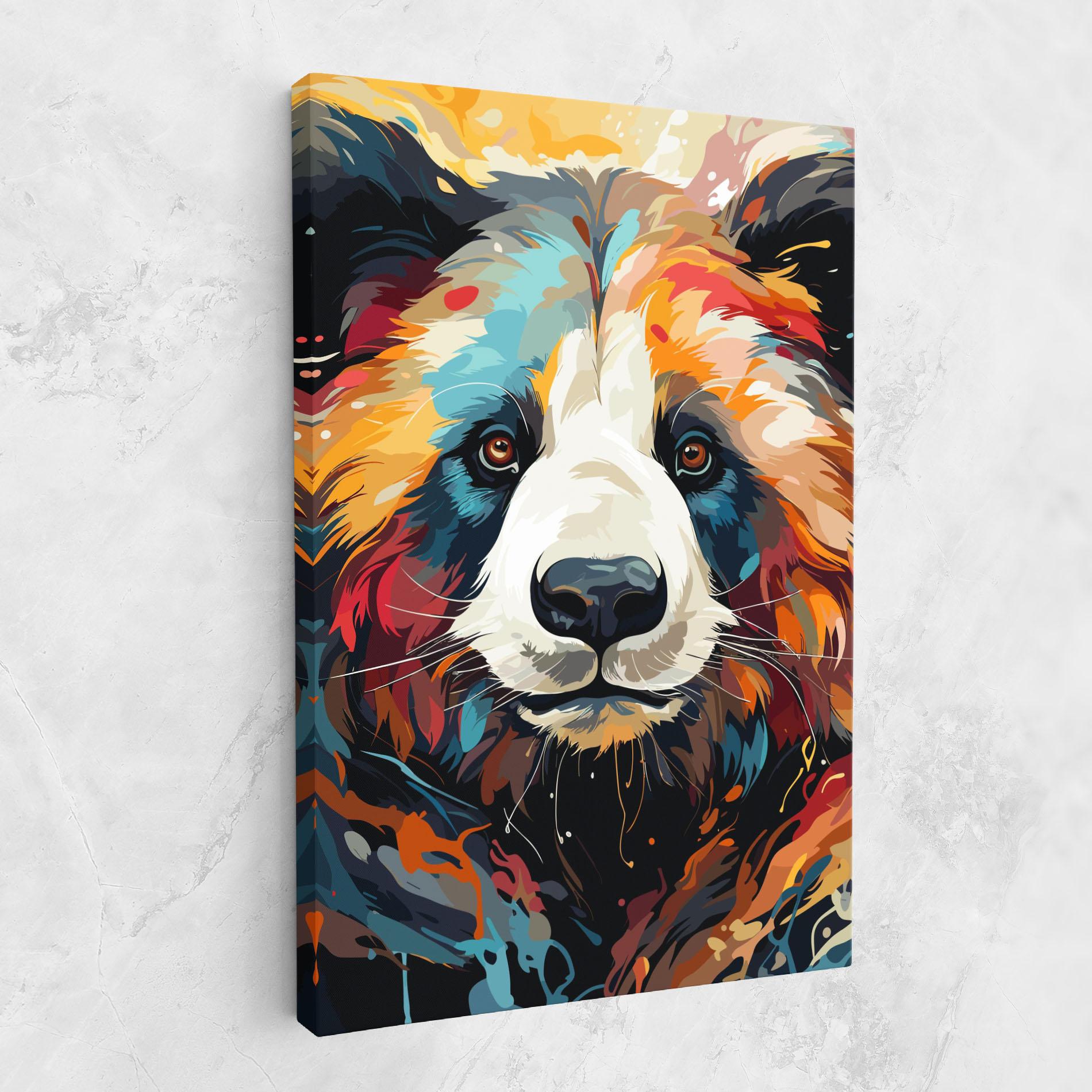 Vászonkép Cream Color Bear mockup 1