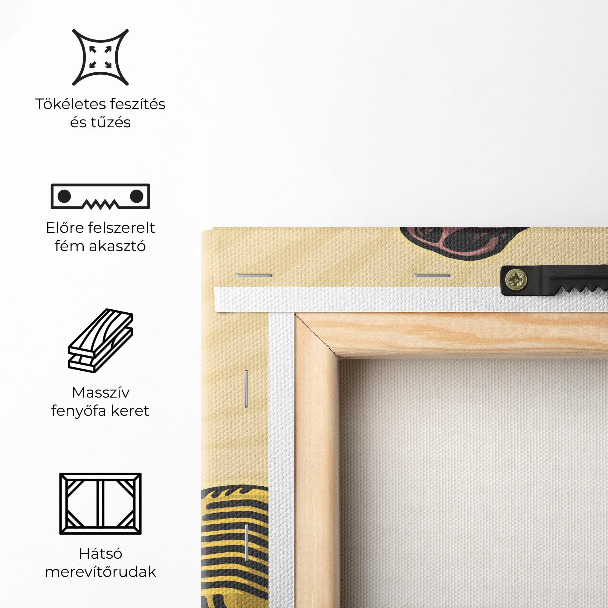 Vászonkép Bear Singing mockup 5