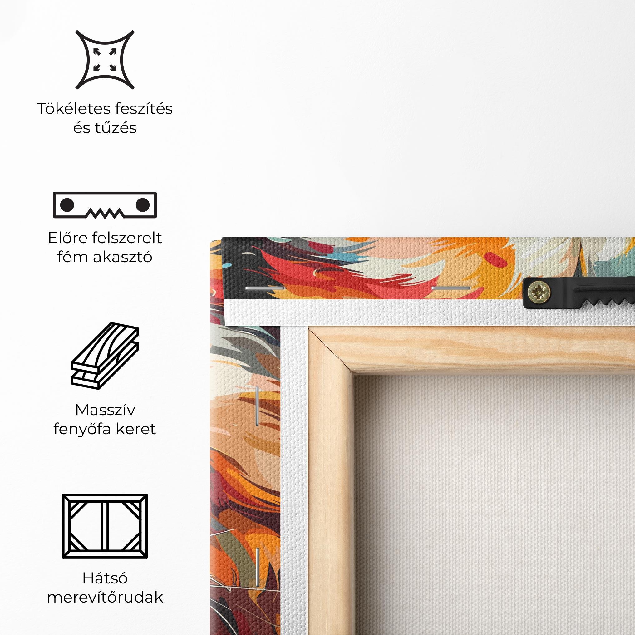 Vászonkép Cream Color Bear mockup 5