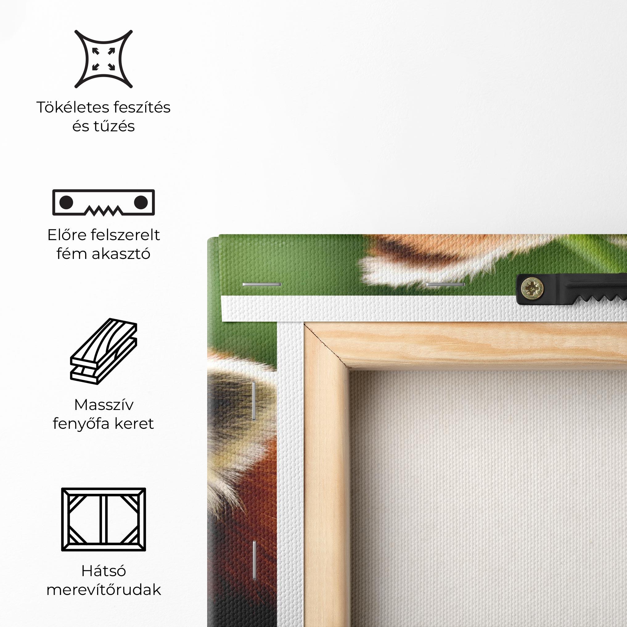Vászonkép Cute Red Panda mockup 5