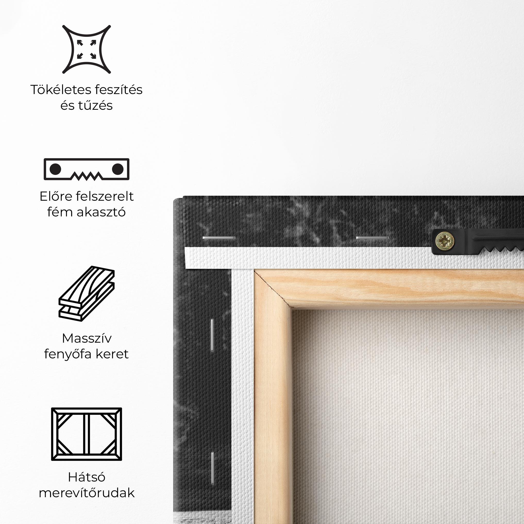 Vászonkép Grey Bear mockup 5