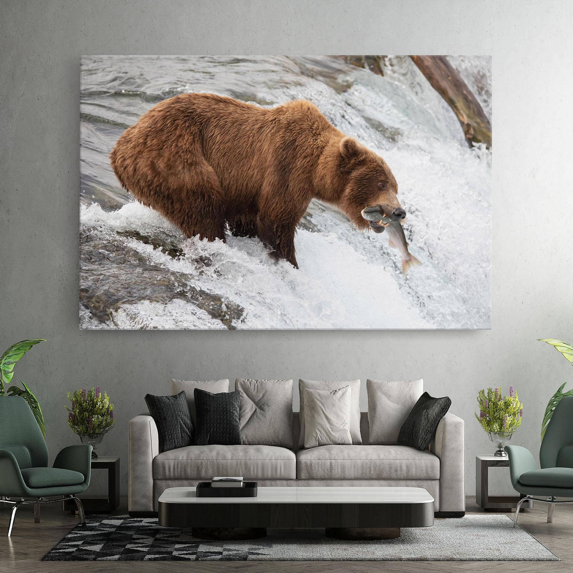 Vászonkép Bear Hunting mockup 7