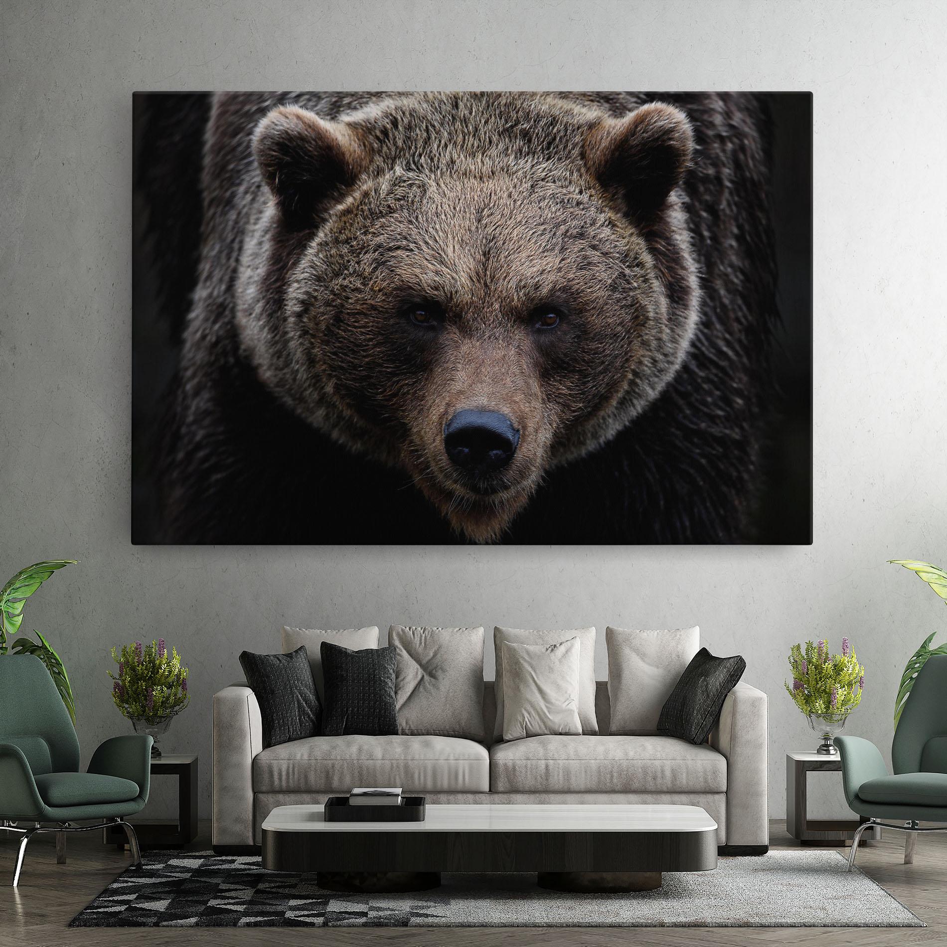 Vászonkép Brown Bear mockup 7