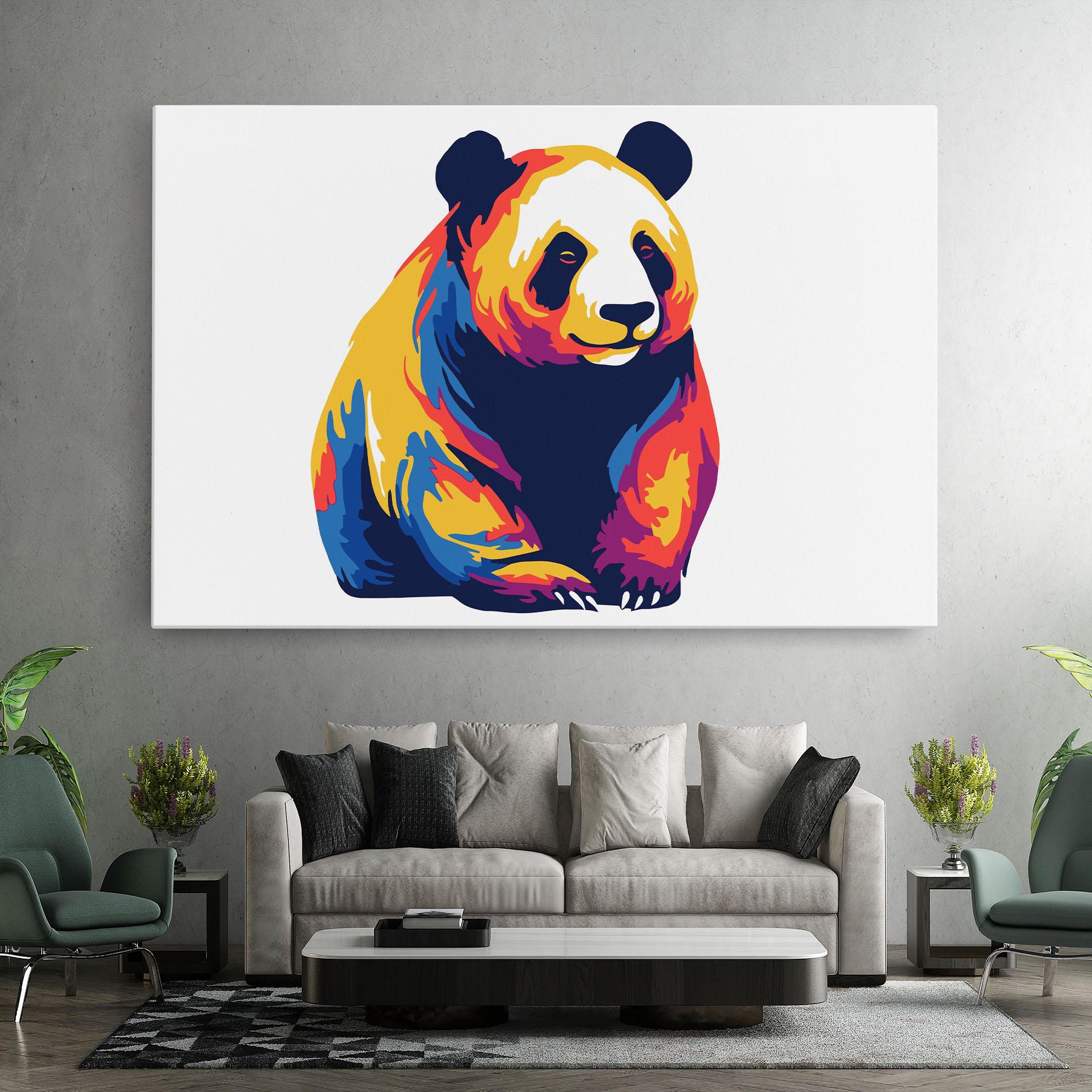 Vászonkép Cute Panda mockup 7