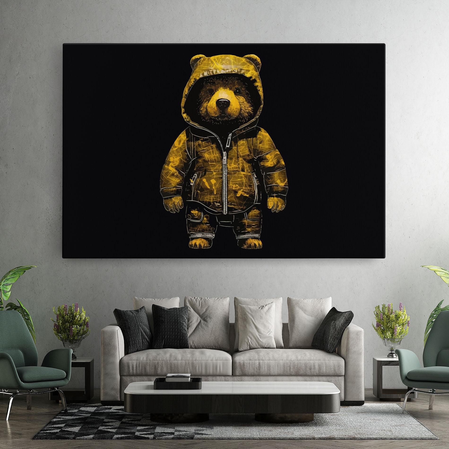 Vászonkép Yellow Bear mockup 7