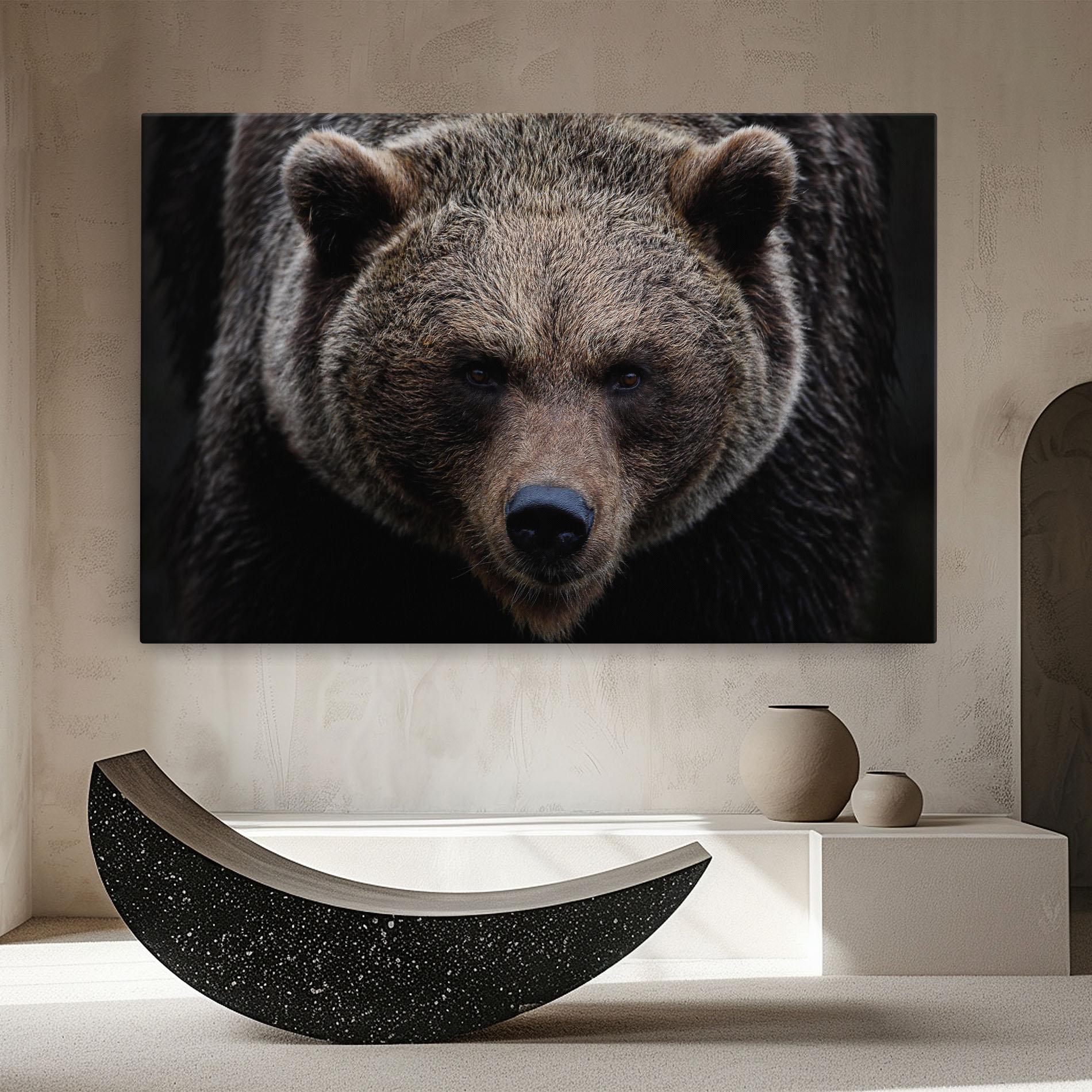 Vászonkép Brown Bear mockup 8