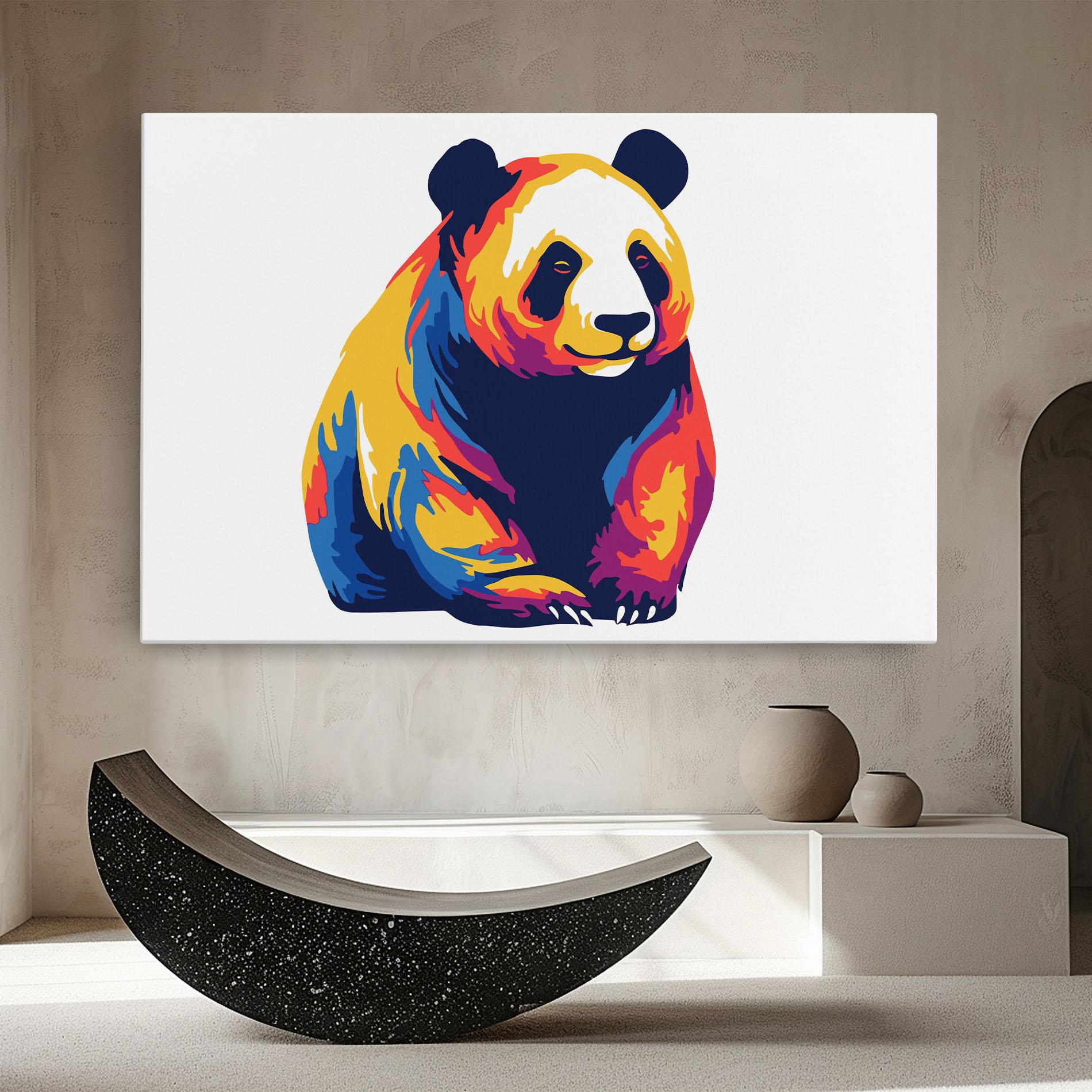 Vászonkép Cute Panda mockup 8