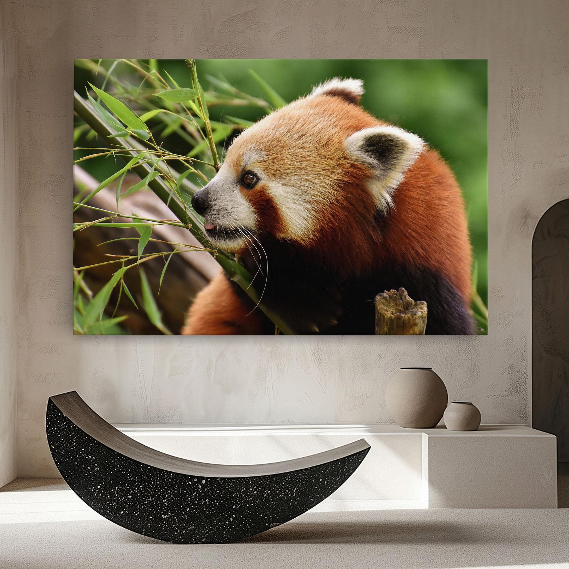 Vászonkép Cute Red Panda mockup 8