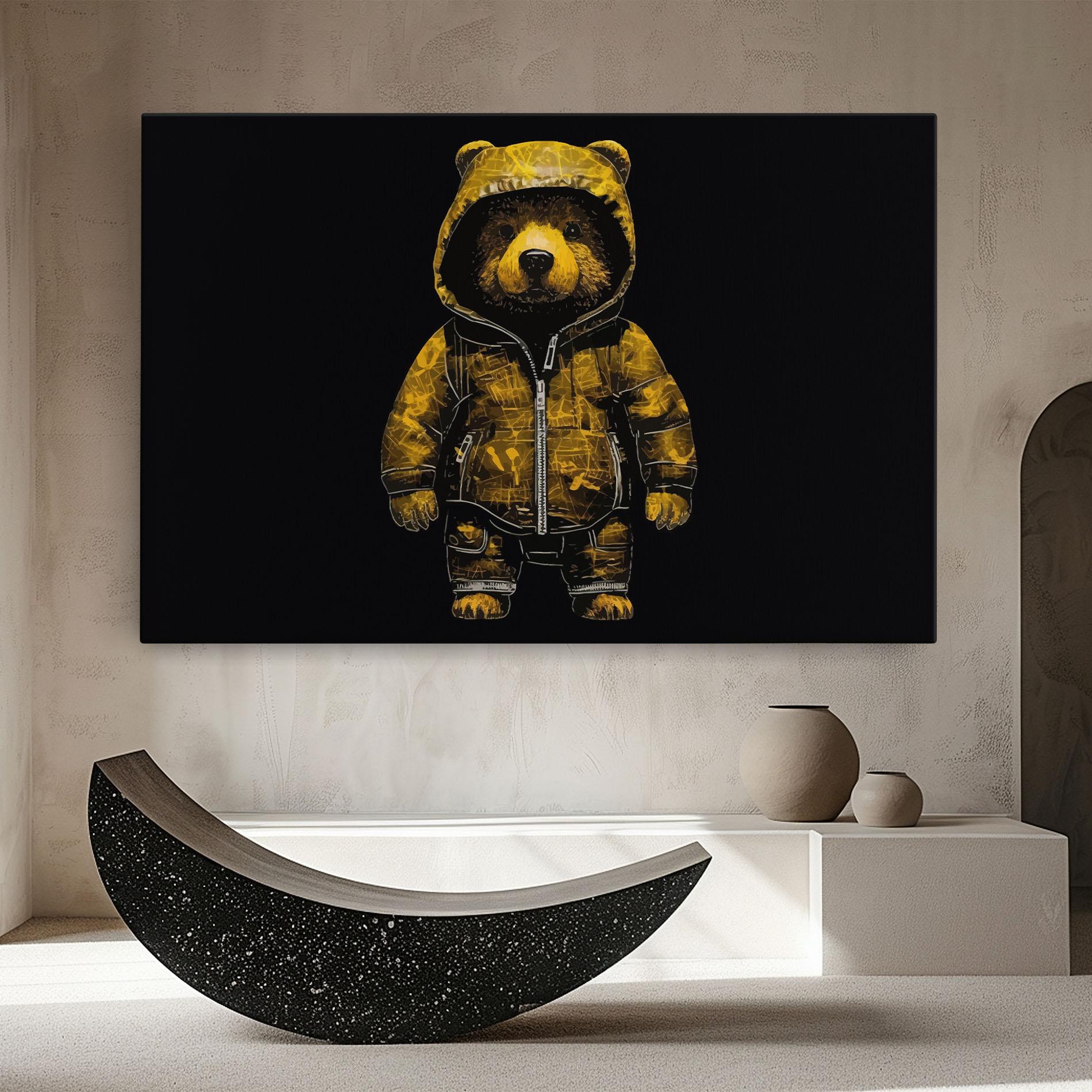 Vászonkép Yellow Bear mockup 8