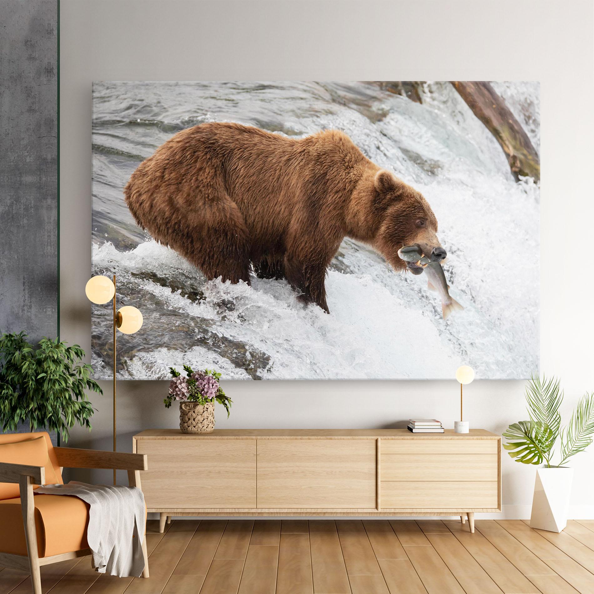 Vászonkép Bear Hunting mockup 9