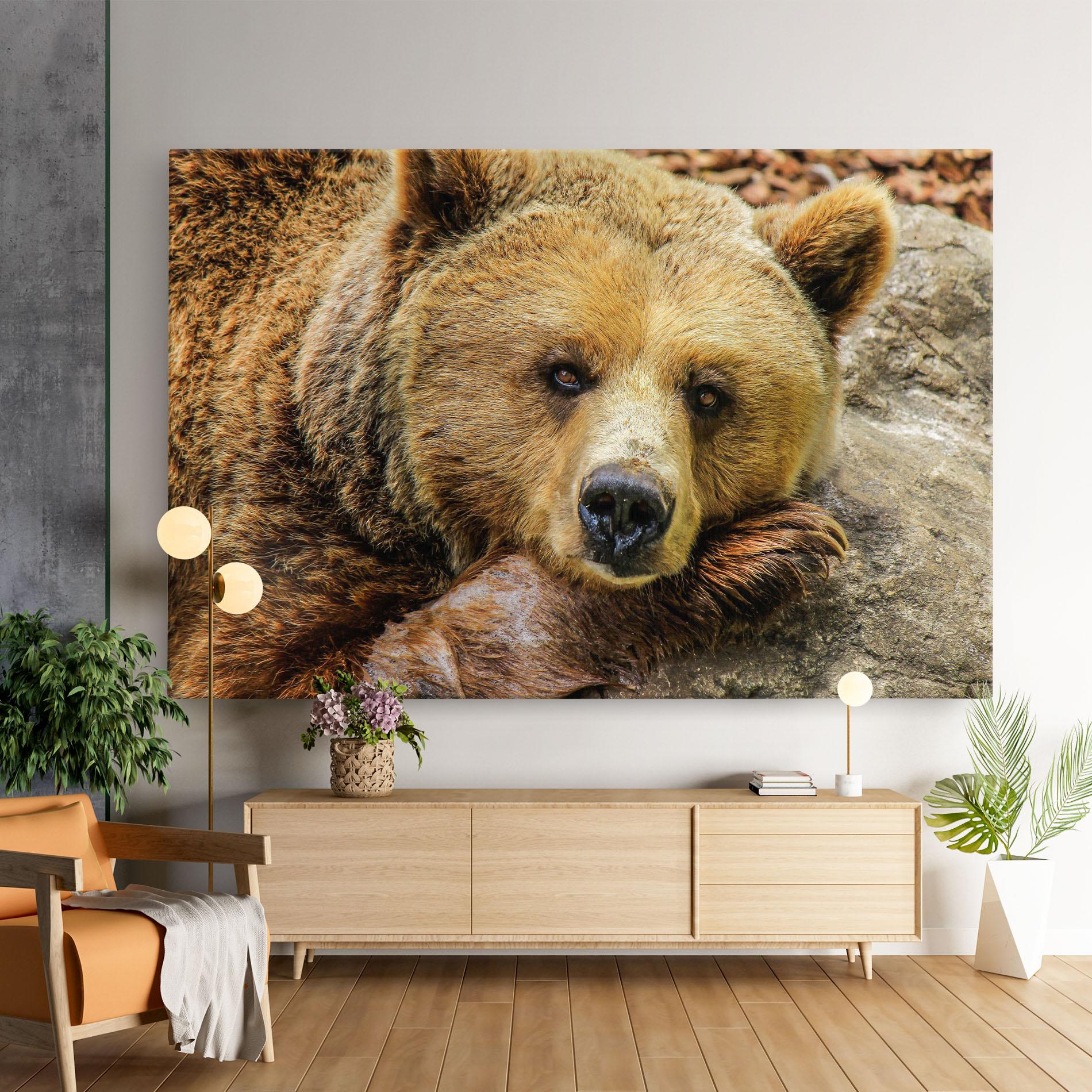 Vászonkép Bear mockup 9