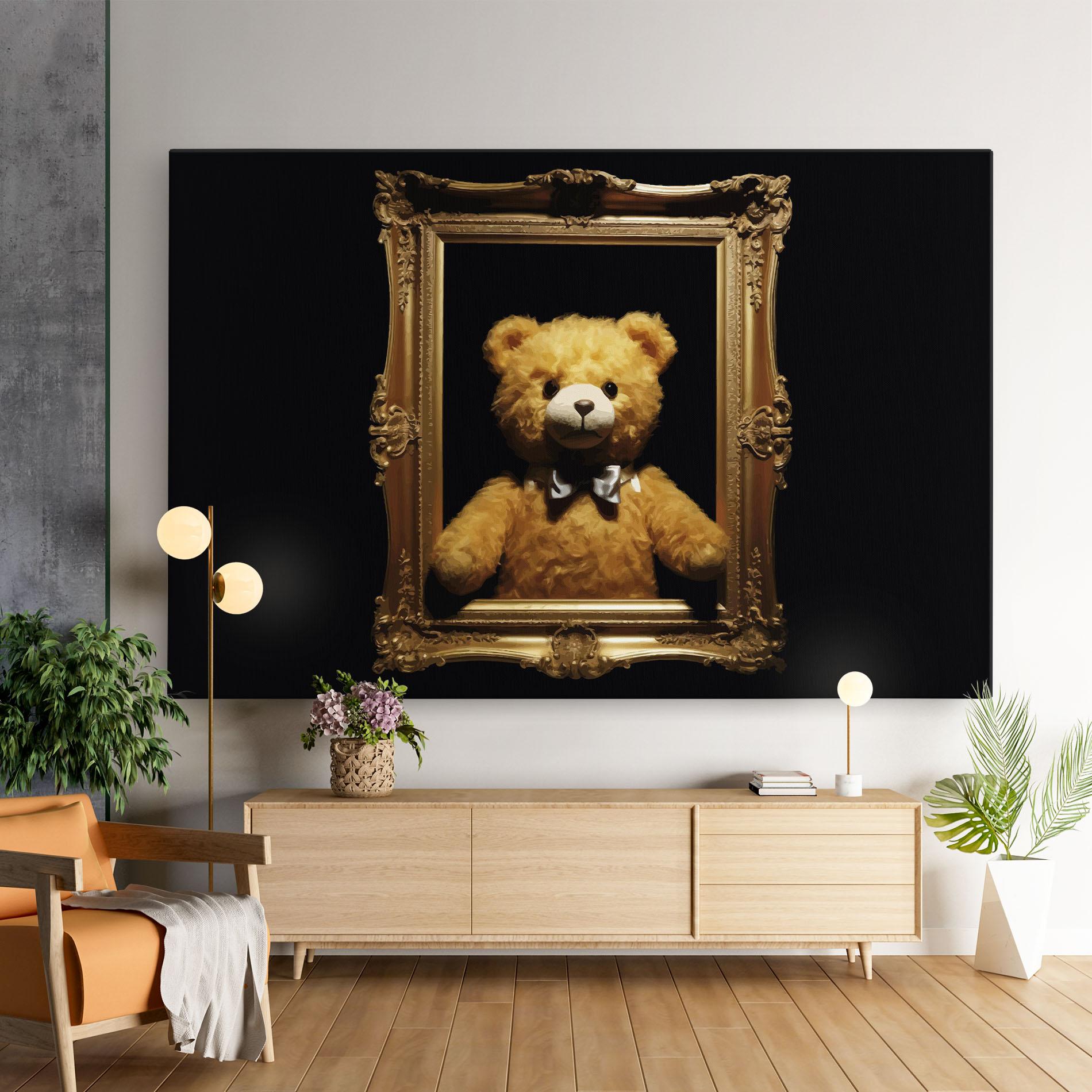 Vászonkép Frame Bear mockup 9