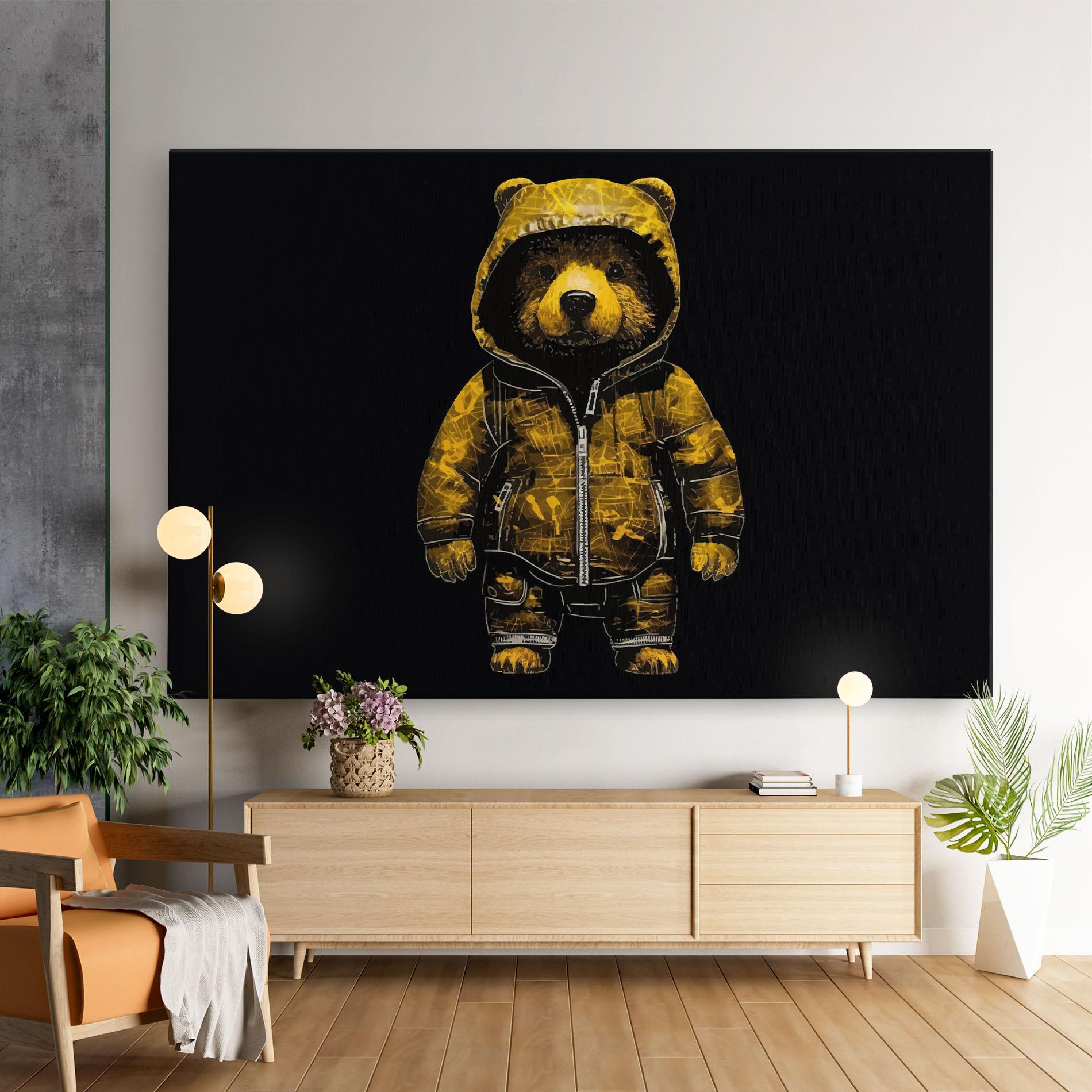 Vászonkép Yellow Bear mockup 9