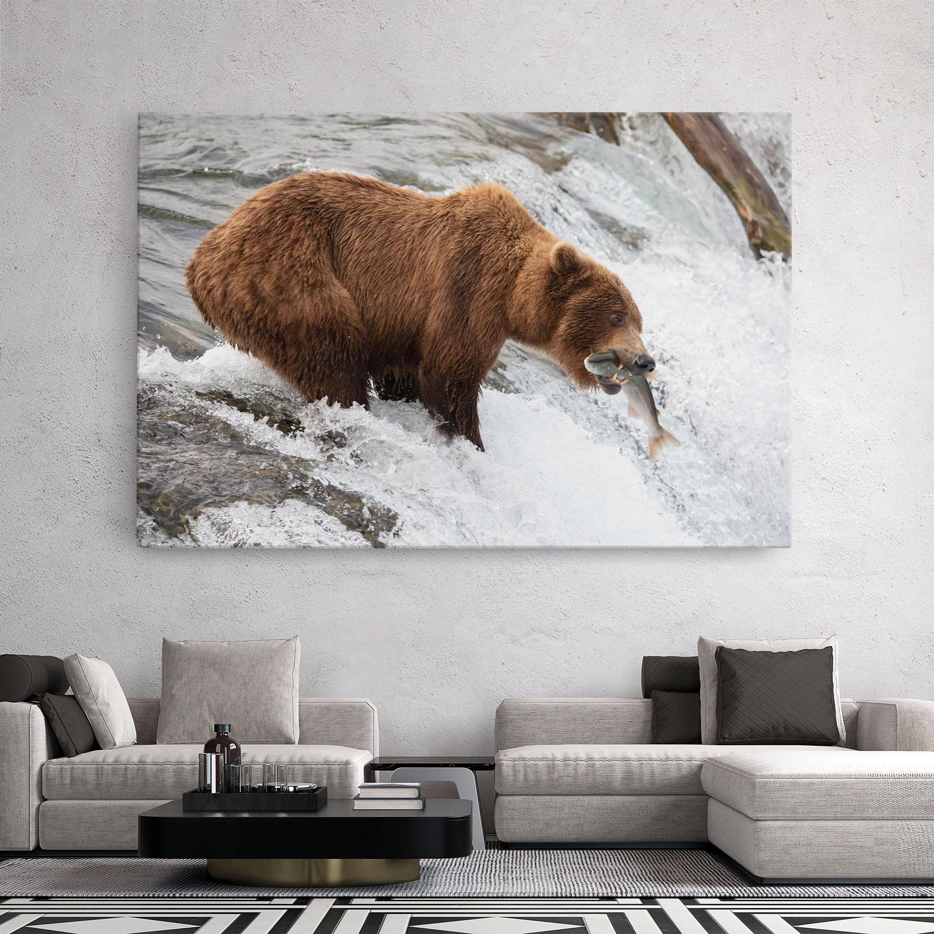 Vászonkép Bear Hunting mockup 2