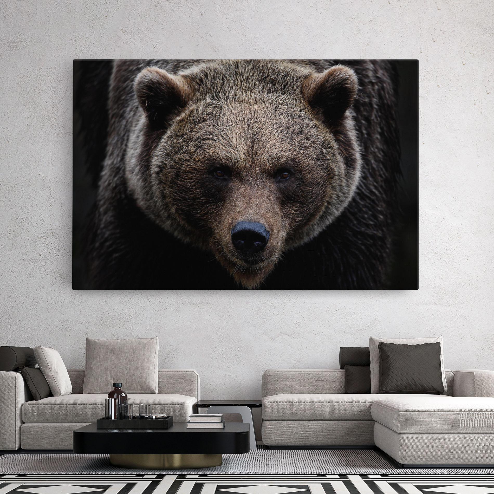 Vászonkép Brown Bear mockup 2