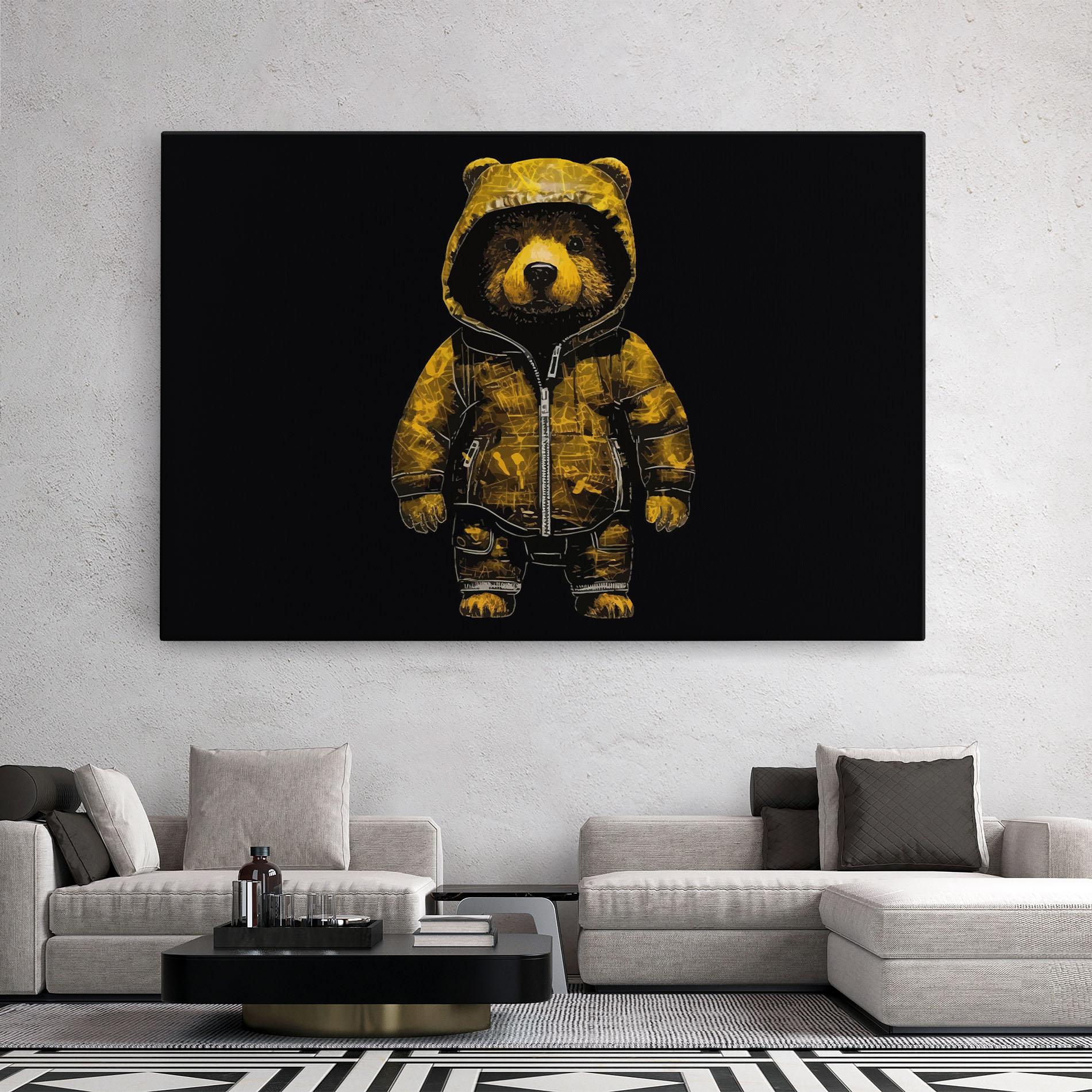 Vászonkép Yellow Bear mockup 2