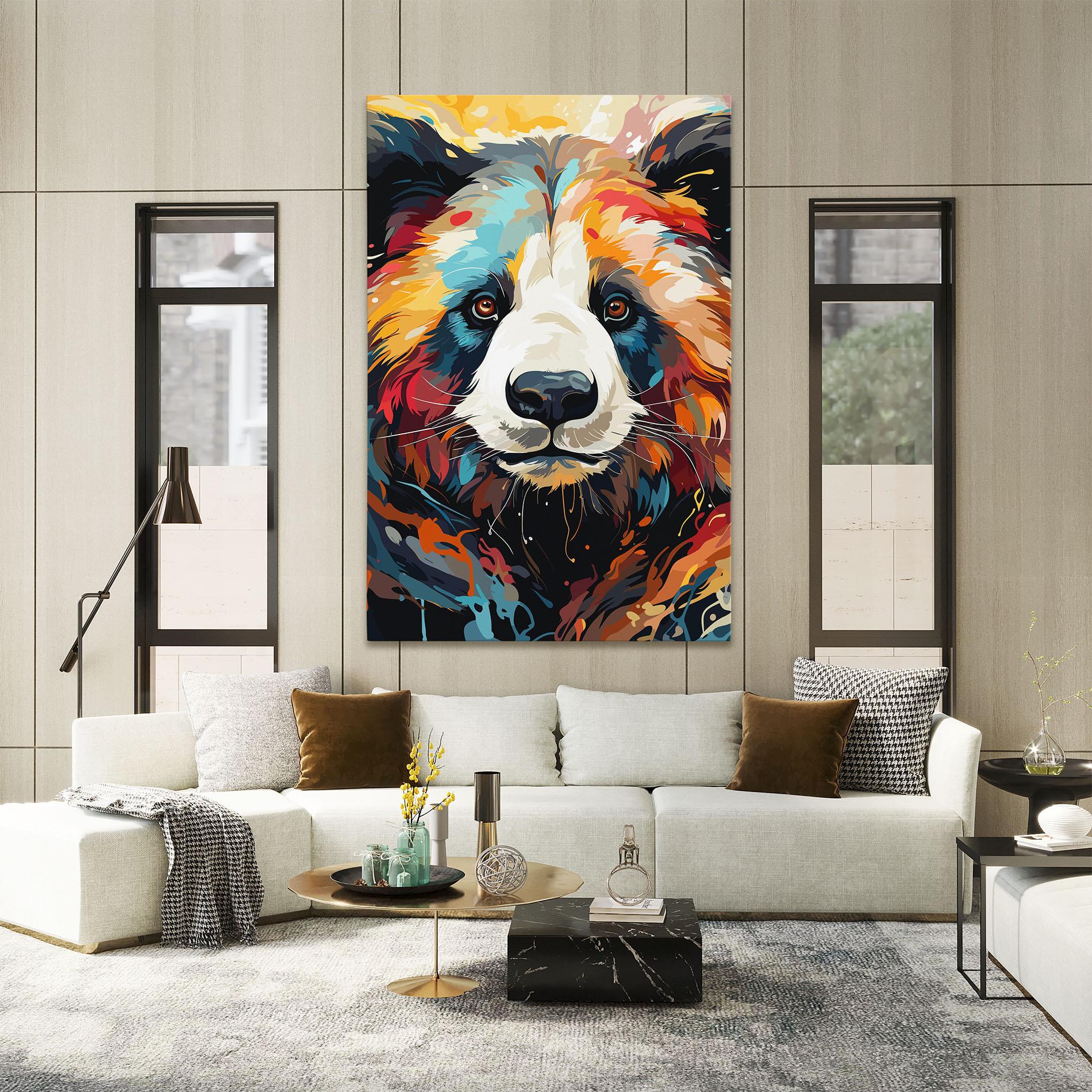 Vászonkép Cream Color Bear mockup 2