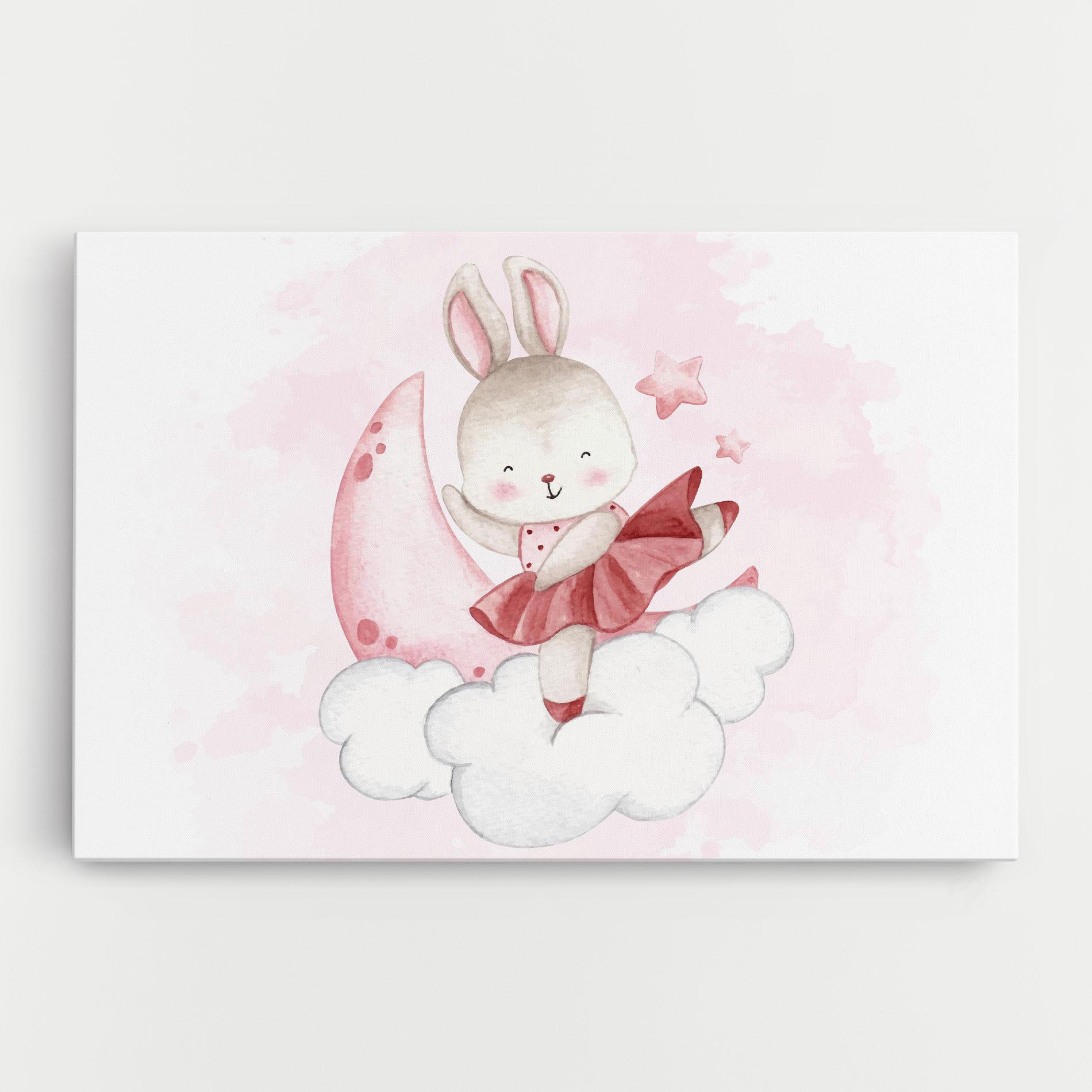 Vászonkép Ballerina Rabbit mockup 0