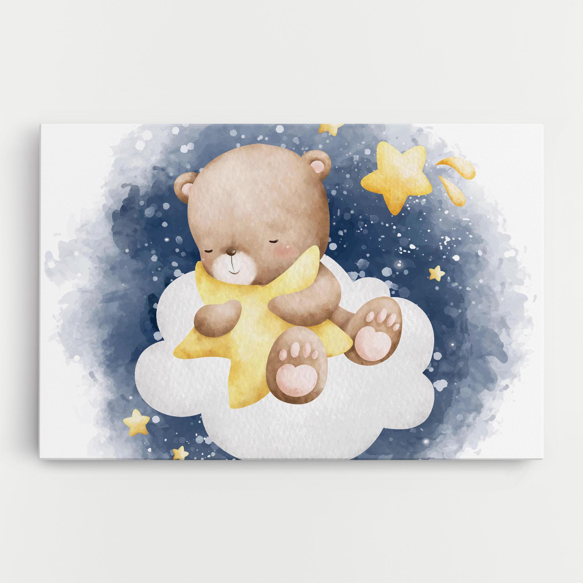 Vászonkép Bear Cloud Star mockup 0